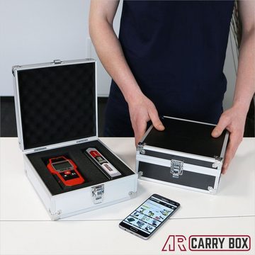 ECI Tools Werkzeugkoffer Aluminium Koffer Silber Box mit Schaumstoffeinlage