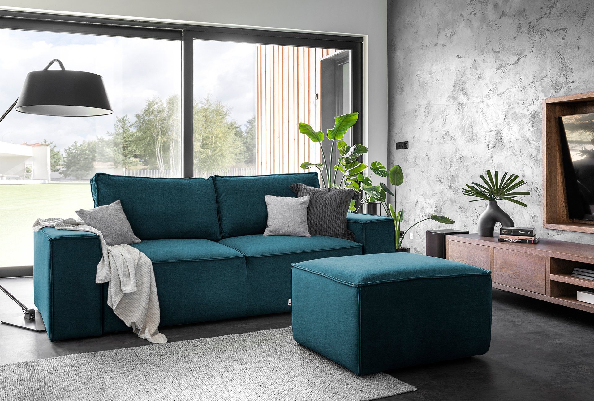 Silla Schlaffunktion Nube yourhouse24 Wohnzimmer Couch 40 Bettkasten Schlafcouch Sofa