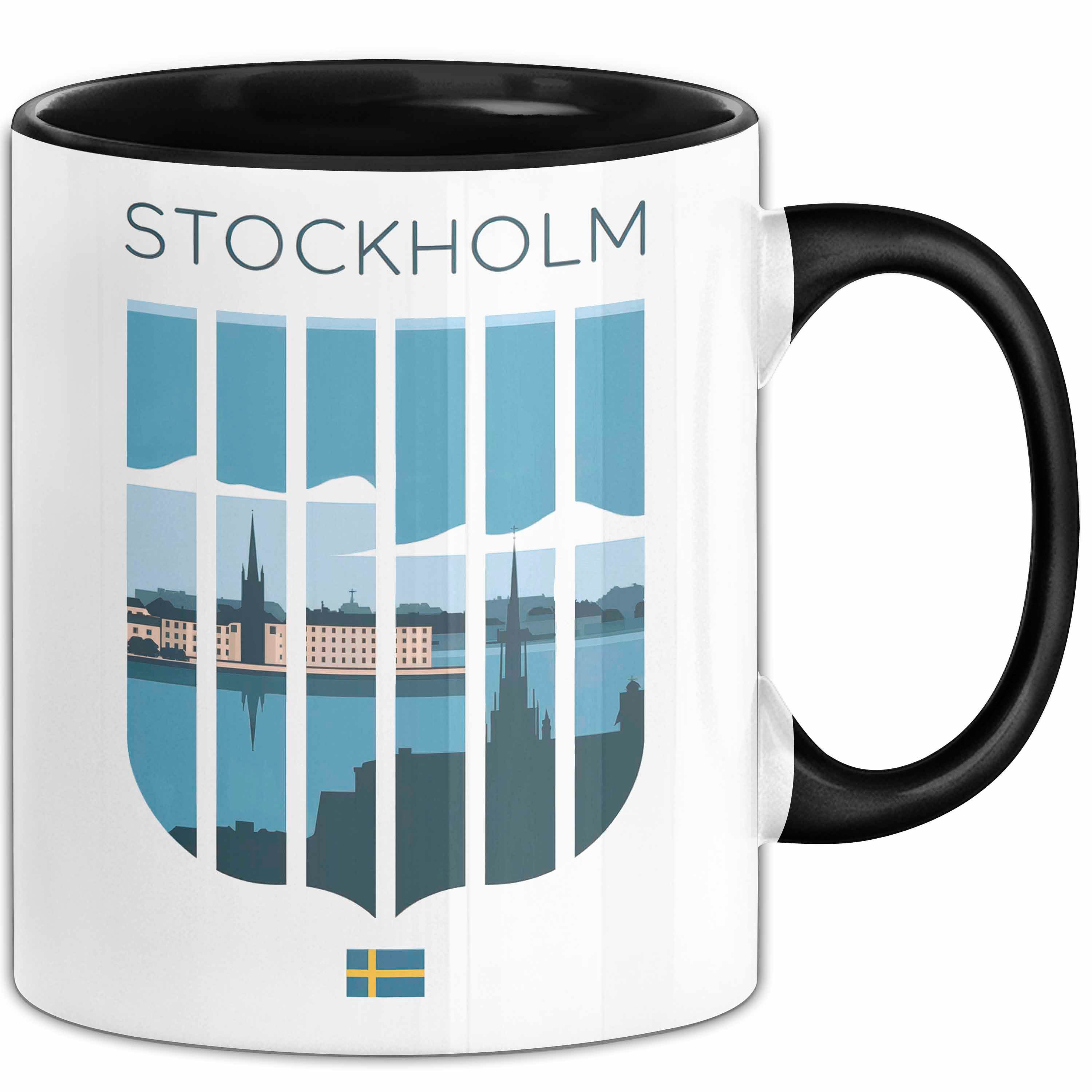 Trendation Tasse Schweden Skandinavien Schwedisch Tasse Geschenk Lustige Geschenkidee