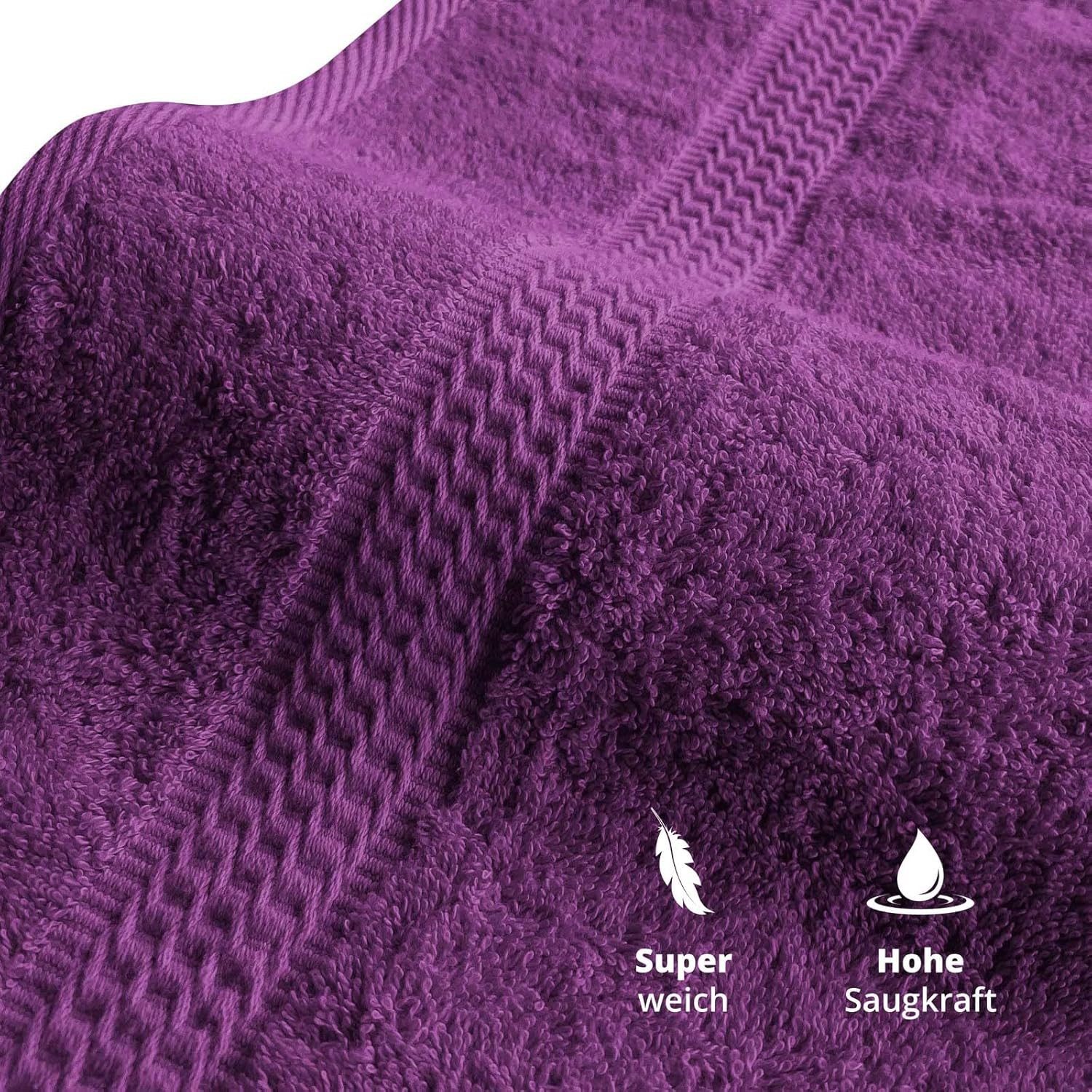 TRENDBUY24 Handtuch Set Handtücher Duschtücher Gästetücher Baumwolle Frotte günstig online kaufen