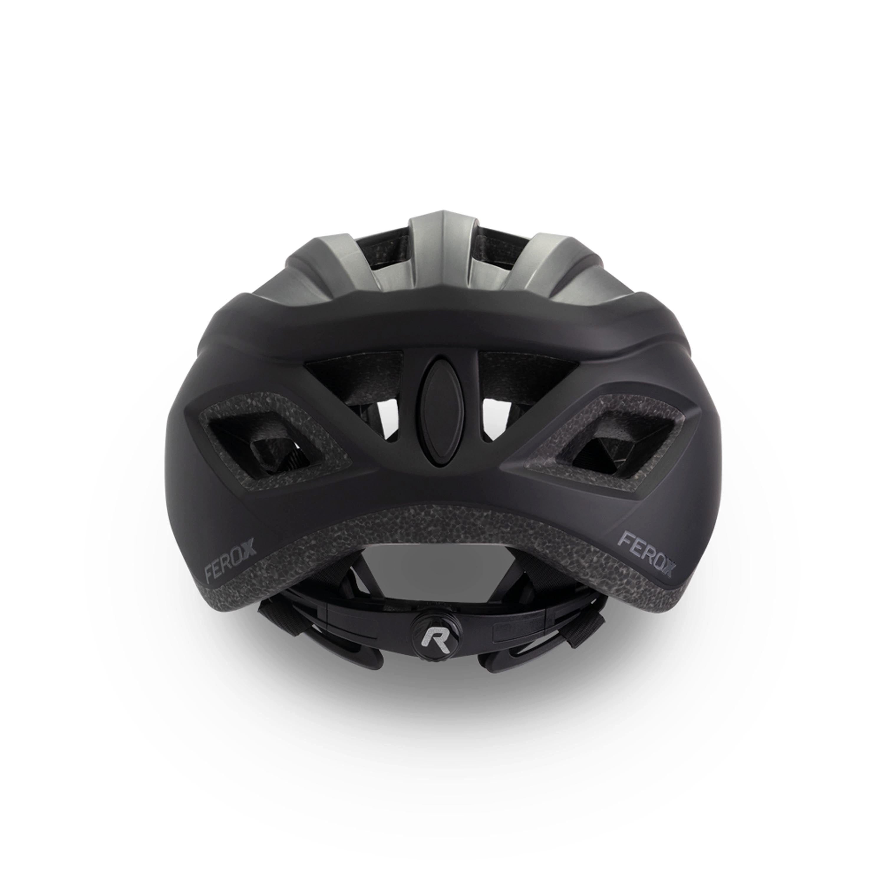 Rogelli Fahrradhelm Fahrradhelm für Rennräder Schwarz Ferox II