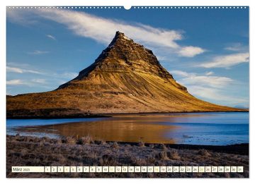 CALVENDO Wandkalender Island - die Welt erwartet Dich (Premium, hochwertiger DIN A2 Wandkalender 2023, Kunstdruck in Hochglanz)