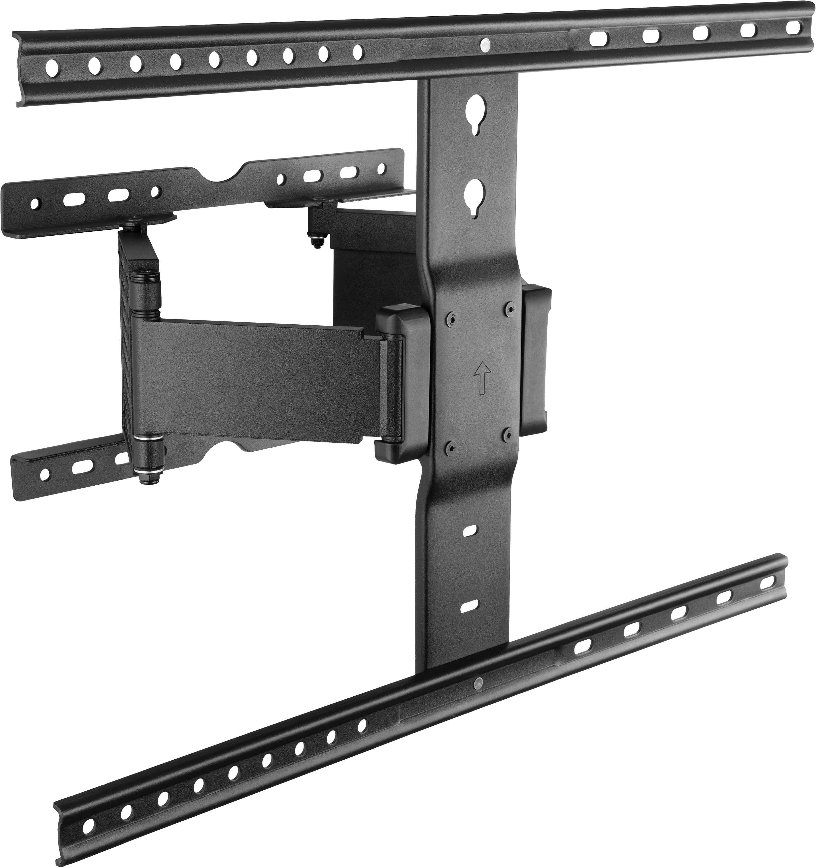 Poppstar TV-Wandhalterung Fernseher-Halterung extra stabil bis 50kg, (bis 80,00 Zoll, inklusive Schrauben, Abstandshalter, Montagewerkzeuge, Anleitung, schwenkbar für Flach- und Curved-Monitore (VESA 200x200 - 600x400)