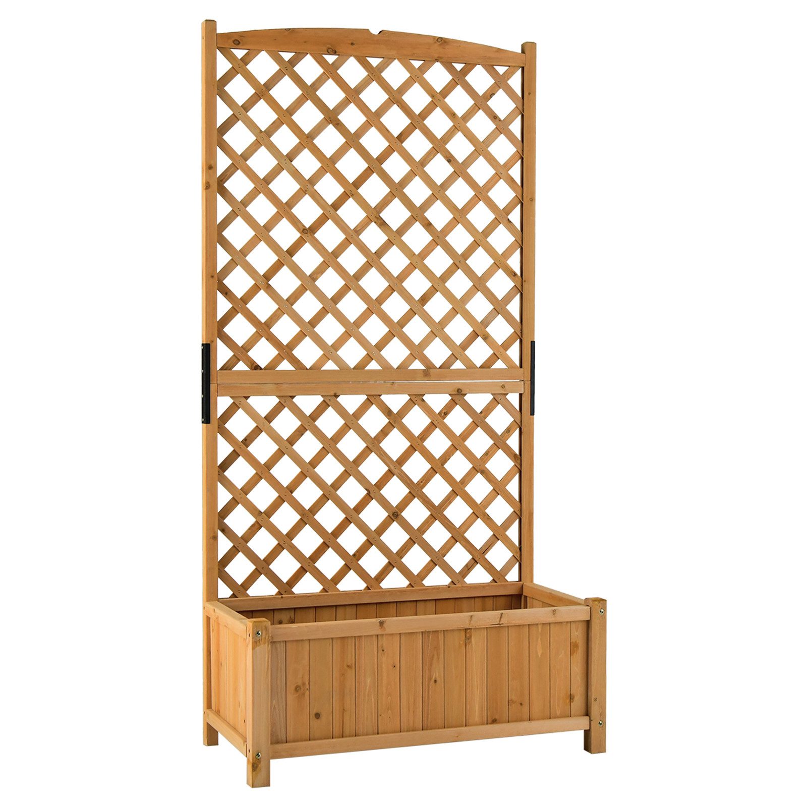 COSTWAY Blumenkasten, mit Spalier, Rankgitter & günstig online kaufen