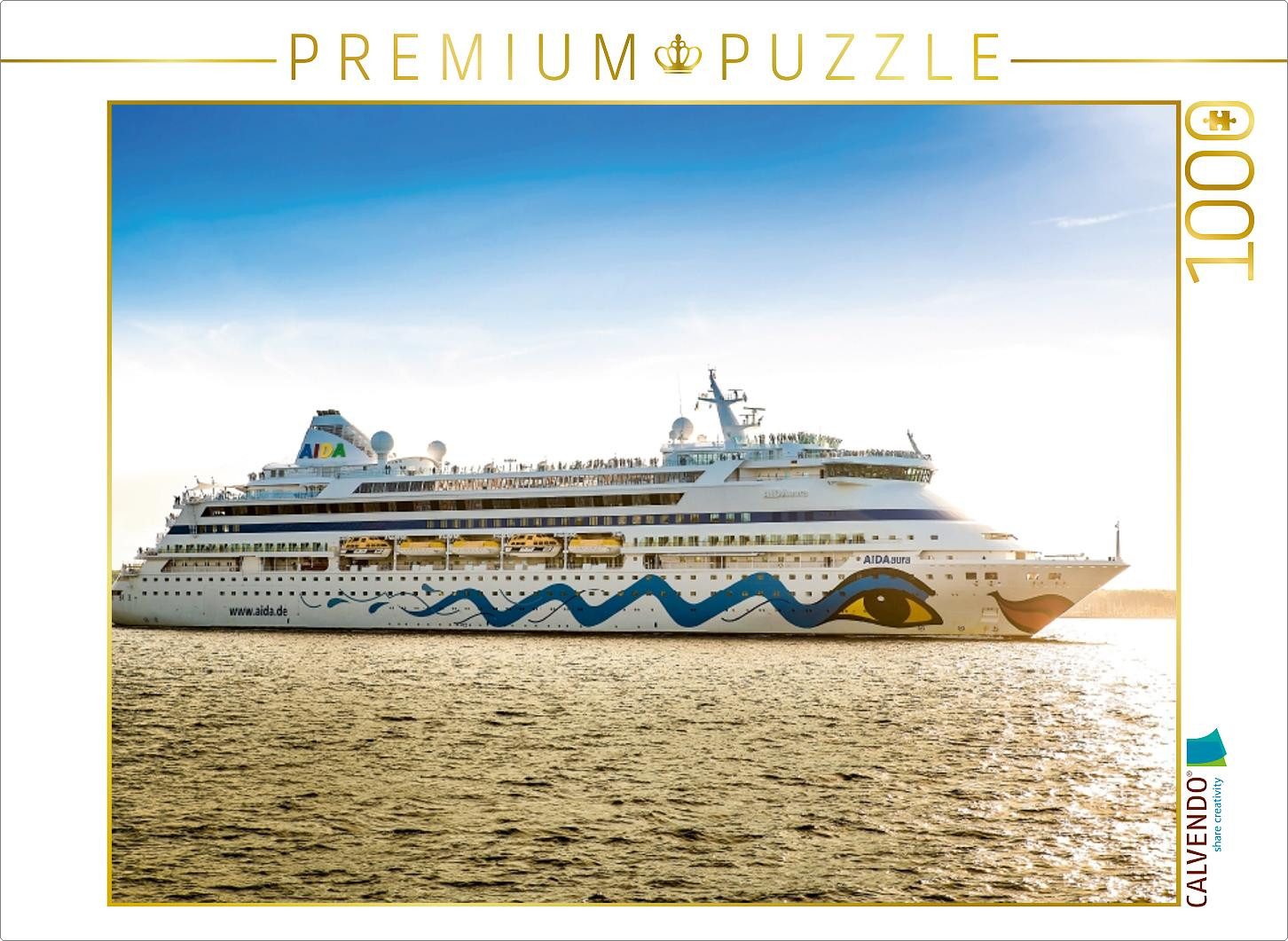 CALVENDO Puzzle CALVENDO Puzzle AIDAaura 1000 Teile Puzzle quer, 1000 pieces, finishe, 1000 Puzzleteile