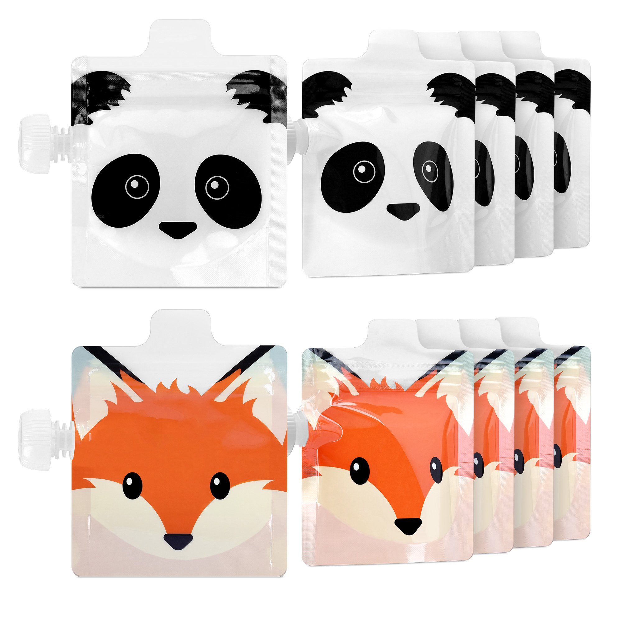 Navaris Aufbewahrungsbox Wiederverwendbare Baby Quetschbeutel, 10 Stk., aus günstig online kaufen