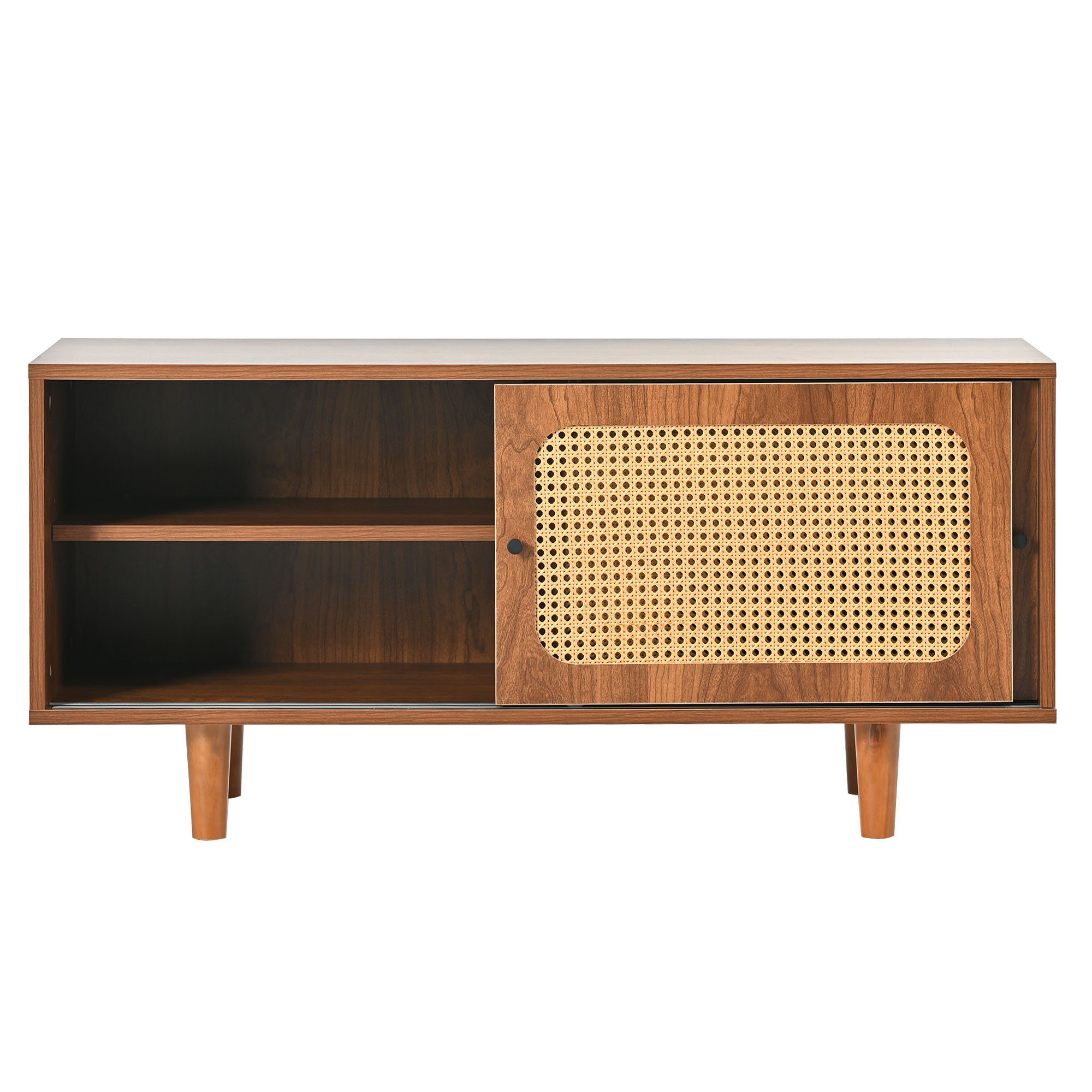 HAUSS SPOLE Sideboard Rattan-Sideboard-Set für Wohnzimmer günstig online kaufen