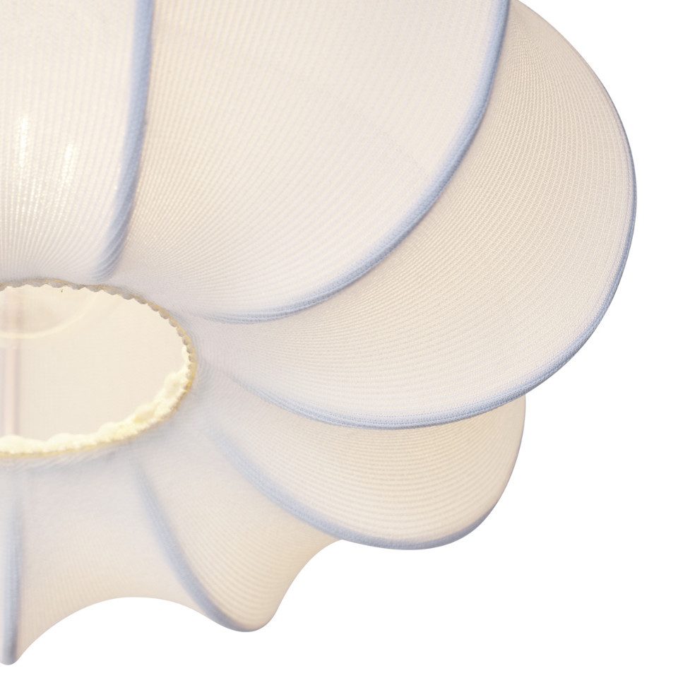 Qazqa Deckenleuchte Plu ayesha, ohne Leuchtmittel, E27, Weiß, Japandi, Text günstig online kaufen