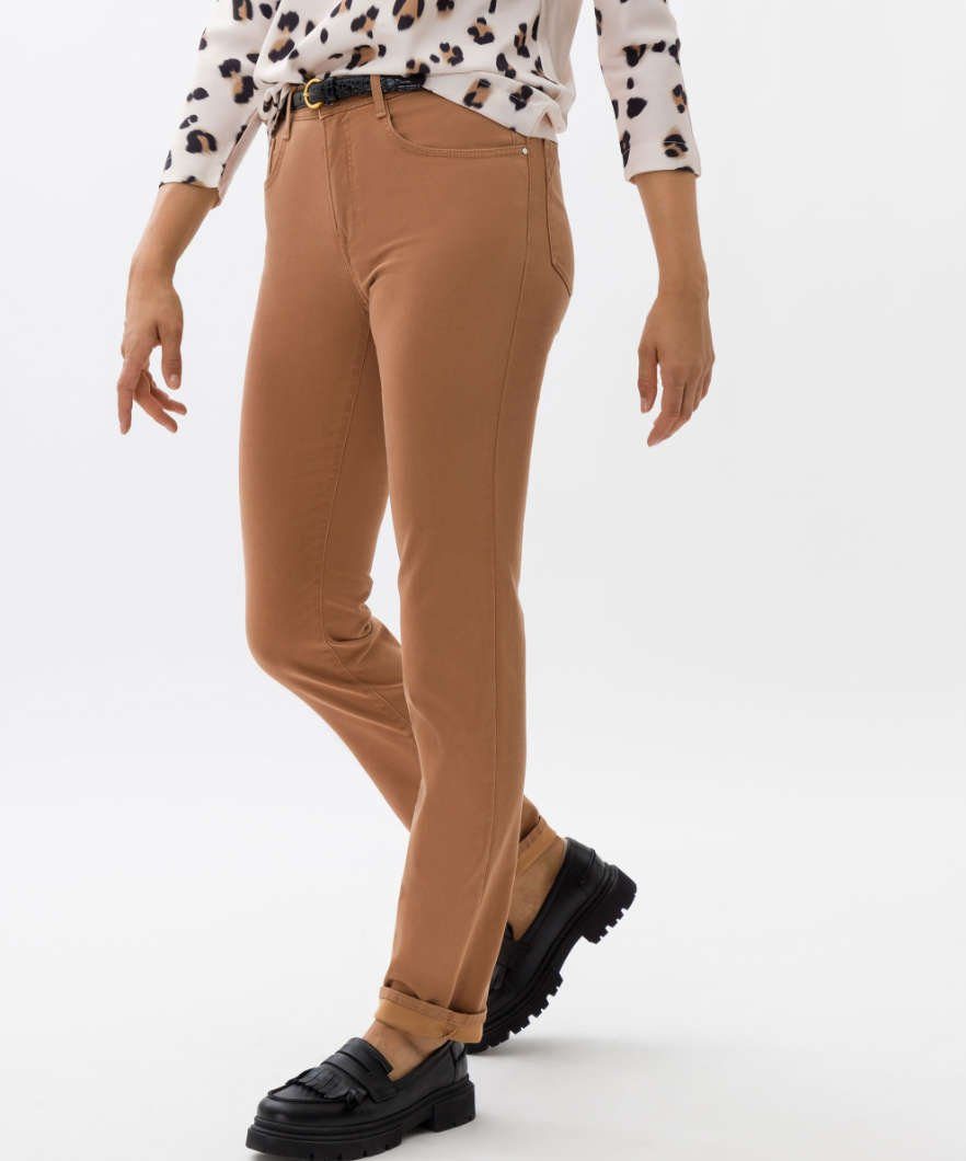 Brax 5-Pocket-Hose Style CAROLA, Elegante Five-Pocket-Hose aus hochwertigem  Baumwollsatin