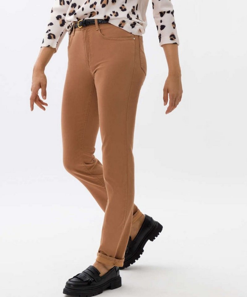Brax 5-Pocket-Hose Style CAROLA, Elegante Five-Pocket-Hose aus hochwertigem  Baumwollsatin