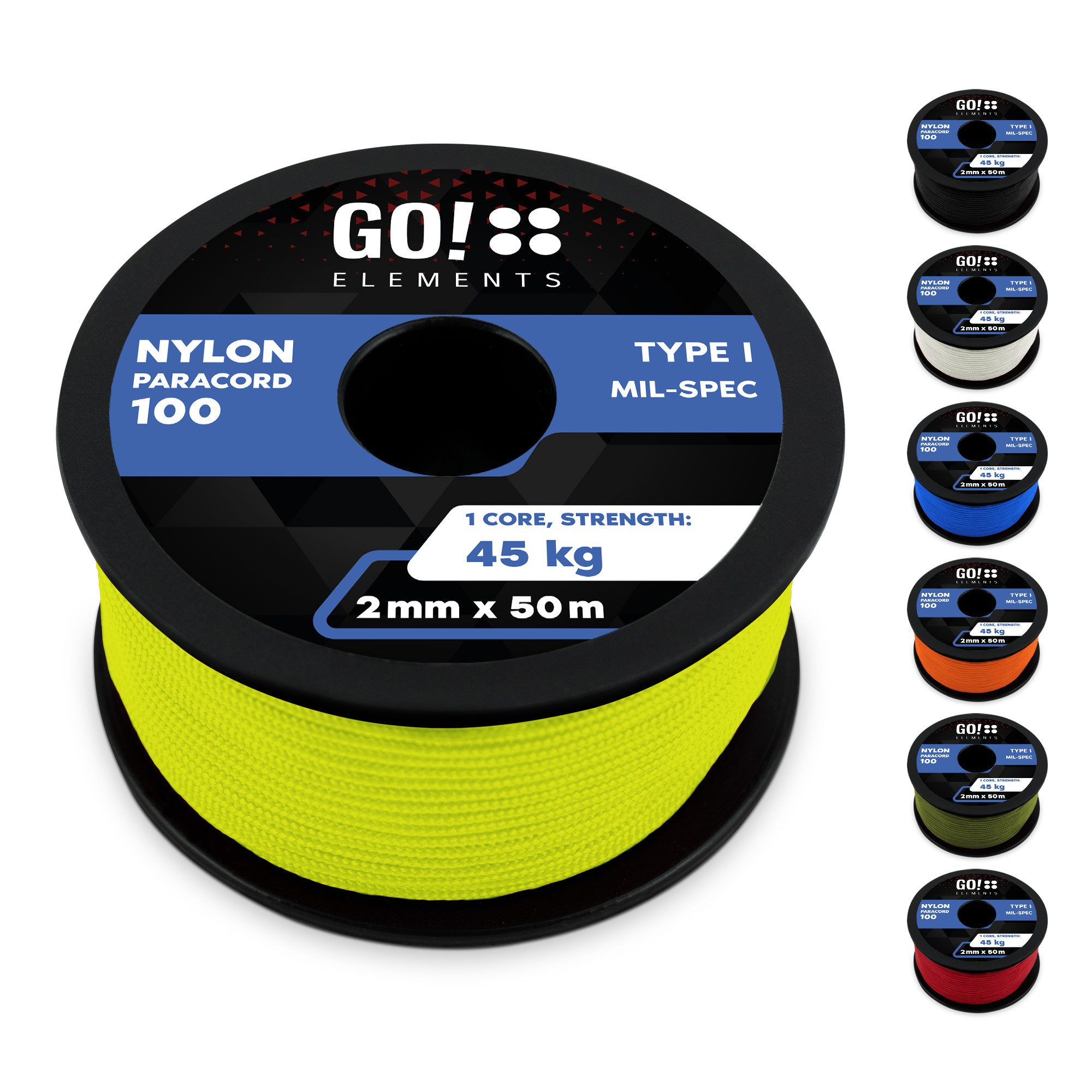 GO!elements Paracord 100 - 2mm Seil, günstig online kaufen