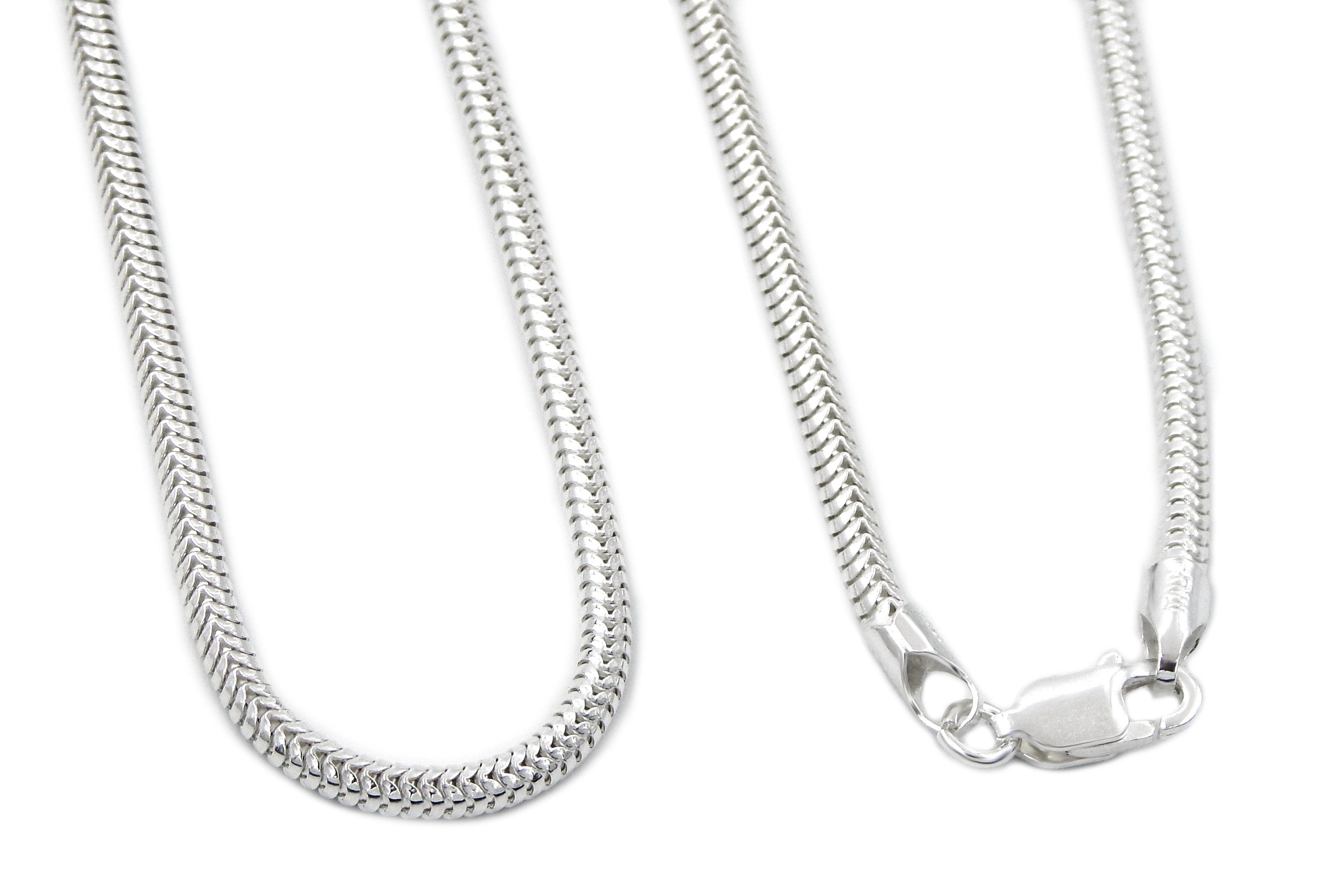 Kauf-mich-weg by Bella T Silberkette - 925 Silber Sterling 2,5mm Länge 55cm breit, wählbar 50 Schlangenkette