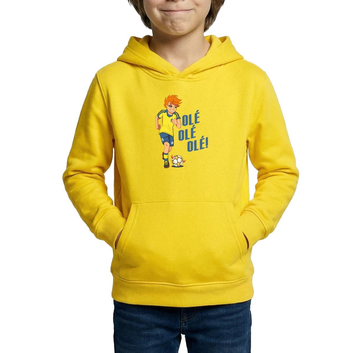 Spreadshirt Hoodie Teufelskicker Olé Catrina Mit Fußball Kinder Hoodie (1-tlg)