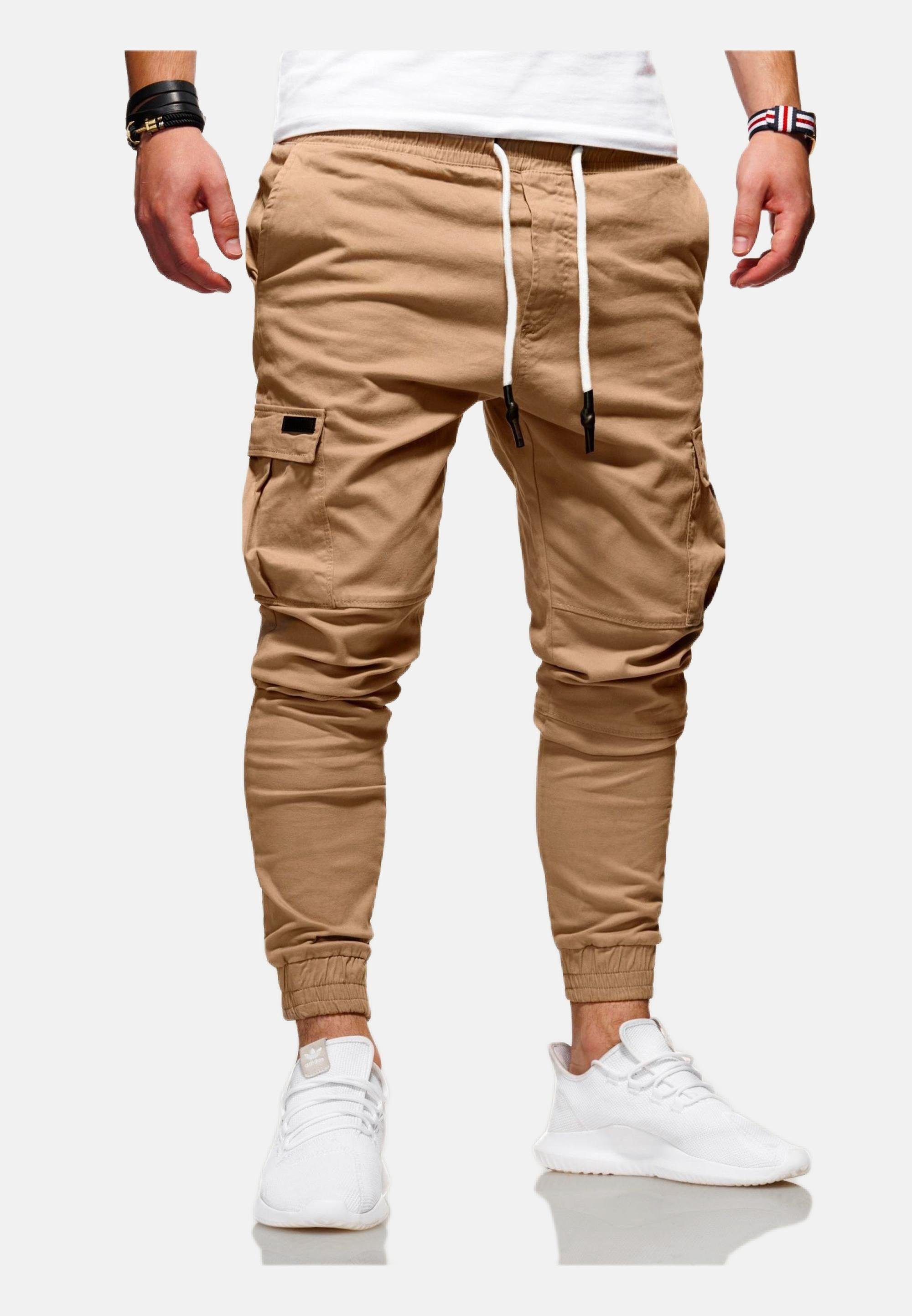 behype Cargohose LANE mit elastischem Bund günstig online kaufen