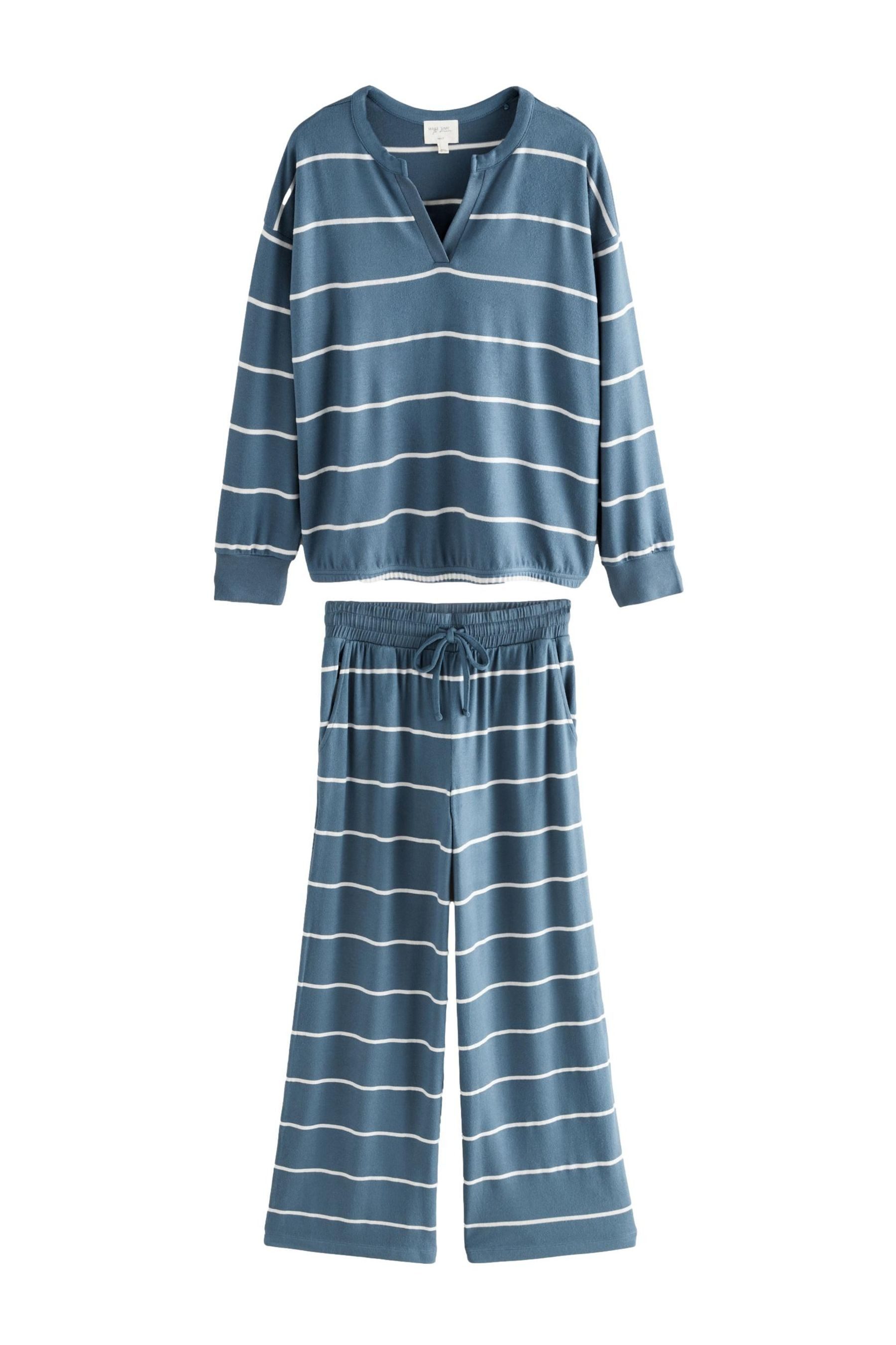 Pyjama Superweicher Schlafanzug mit langen Ärmeln