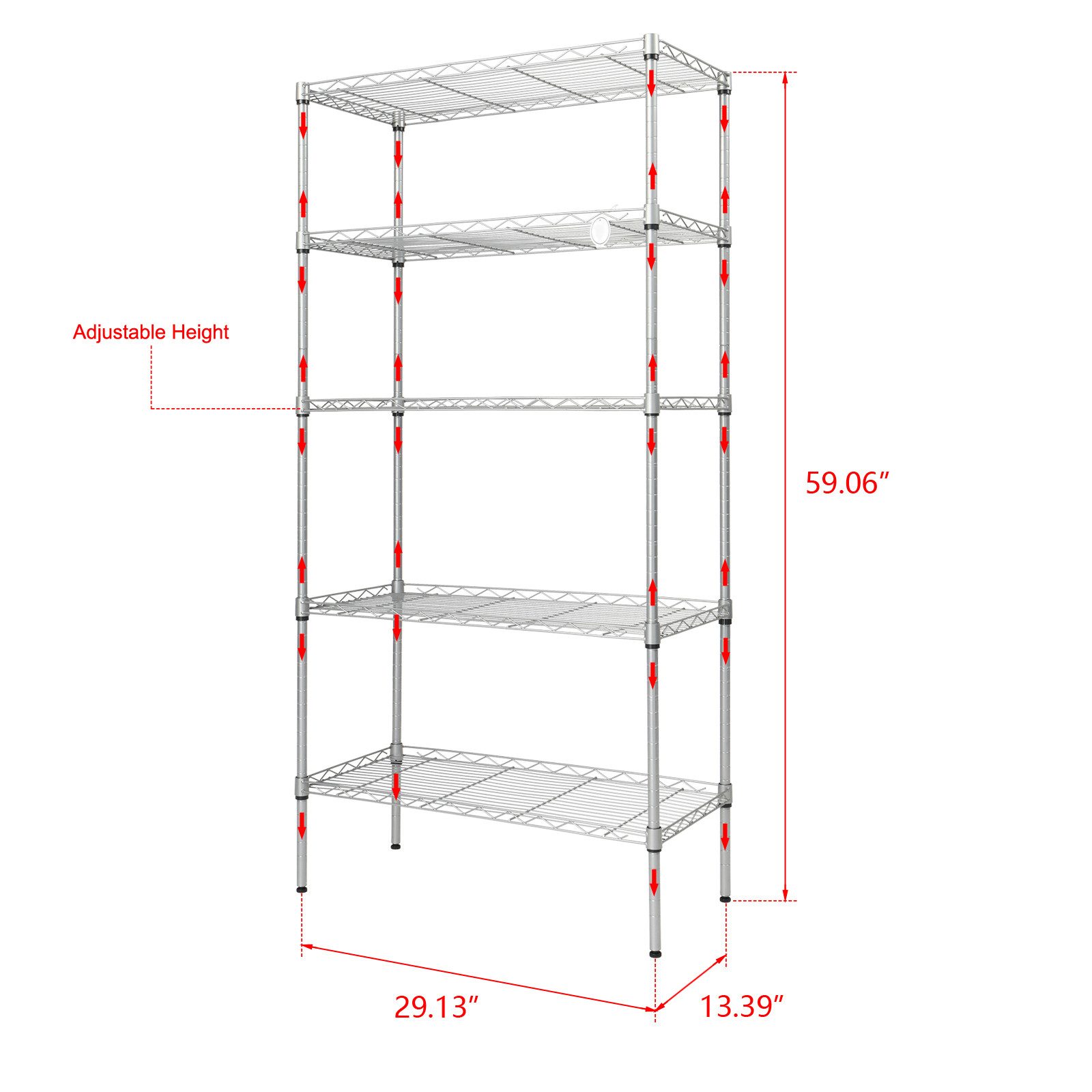 VINGLI Regal Standregal aus Eisen​, Modern günstig online kaufen