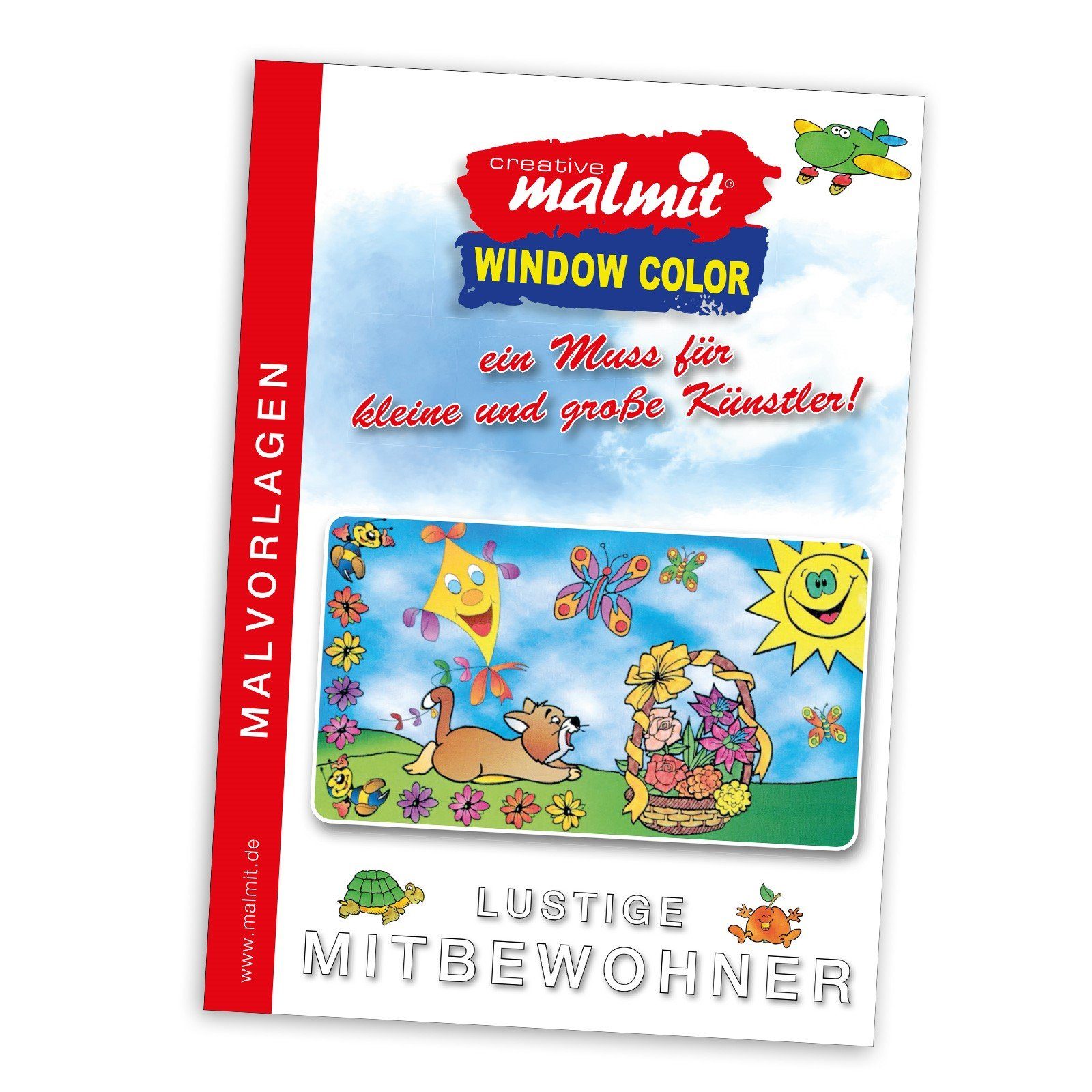 creative malmit® Fenstersticker Window Color Mitbewohner günstig online kaufen