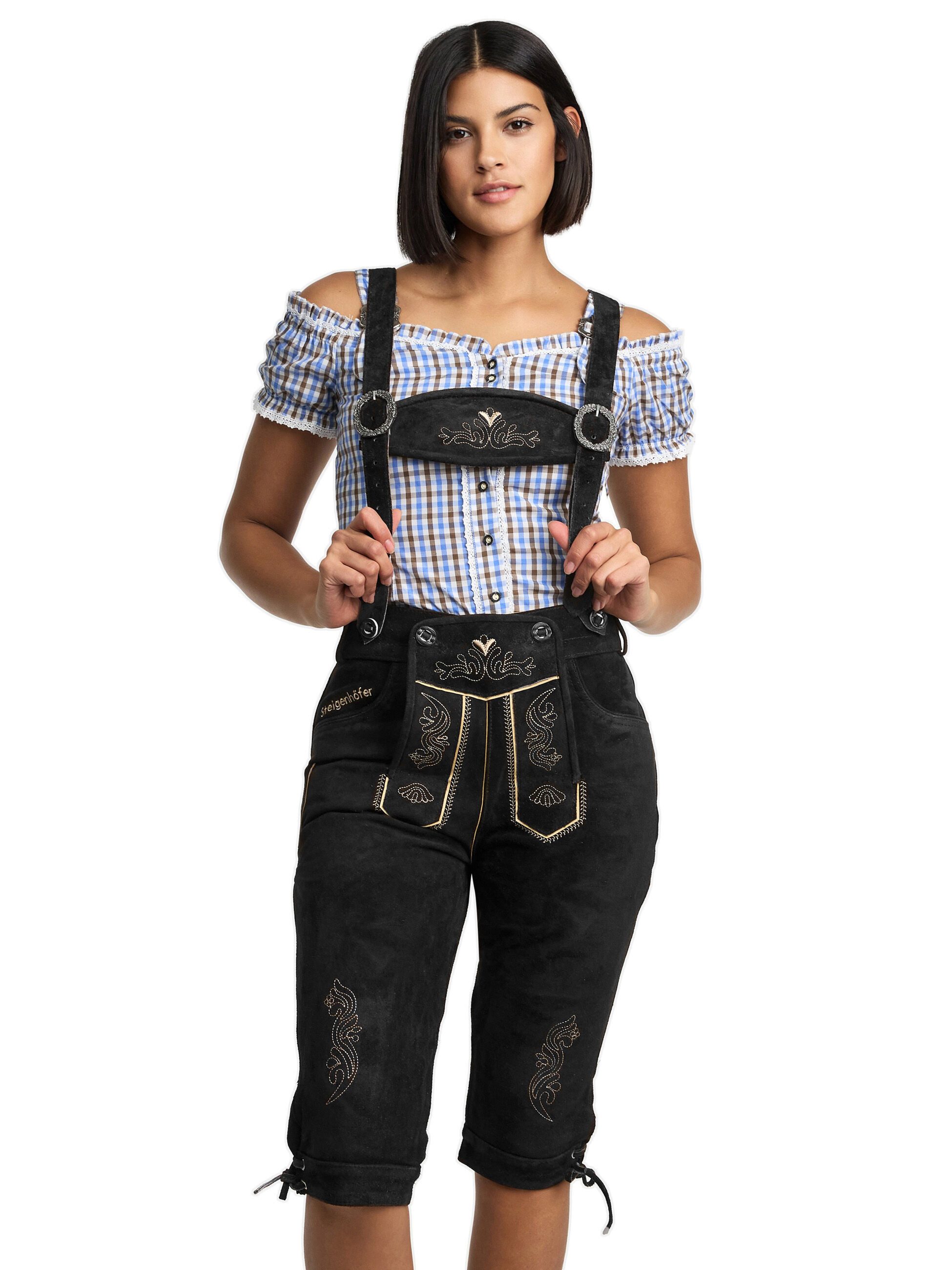 Steigenhöfer Manufaktur Trachtenlederhose Damen Kniebund