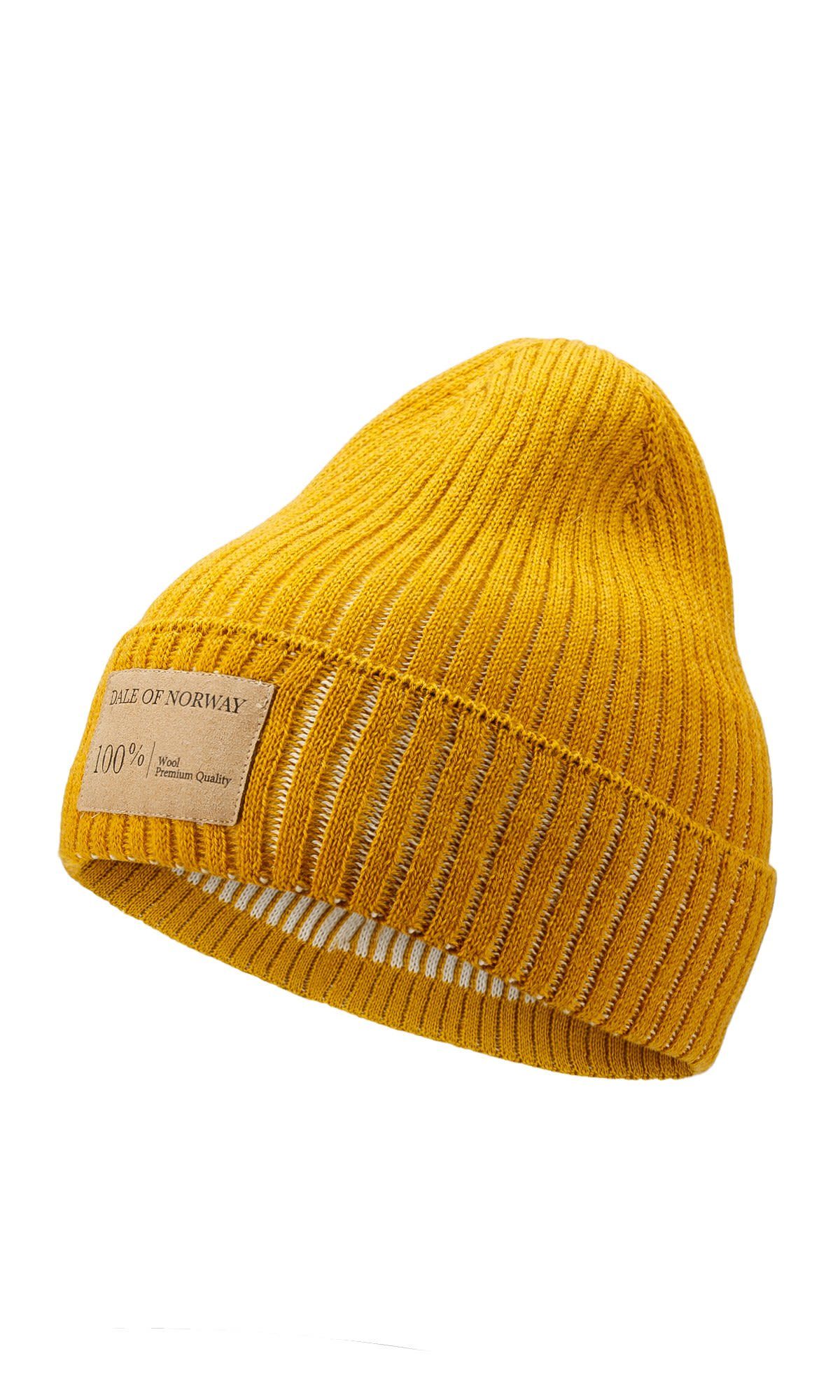 Dale of Norway Norway Offwhite Beanie Of Dale Hat Accessoires - Alvoy Mustard
