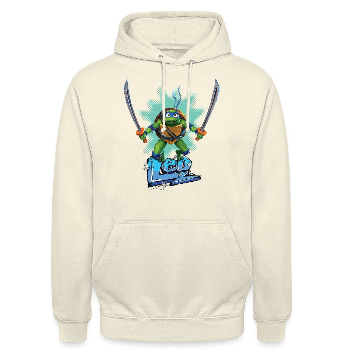 Spreadshirt Hoodie TMNT Mutant Mayhem Turtle Leo Unisex Hoodie (1-tlg)