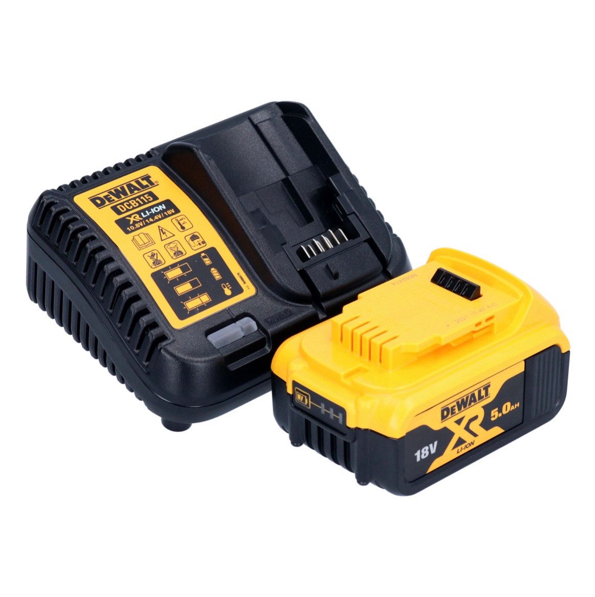 DeWalt Akku-Schlagschrauber DCF 850 P1 Akku Schlagschrauber 18 V 205 Nm 1/4" Brushless + 1x Akku