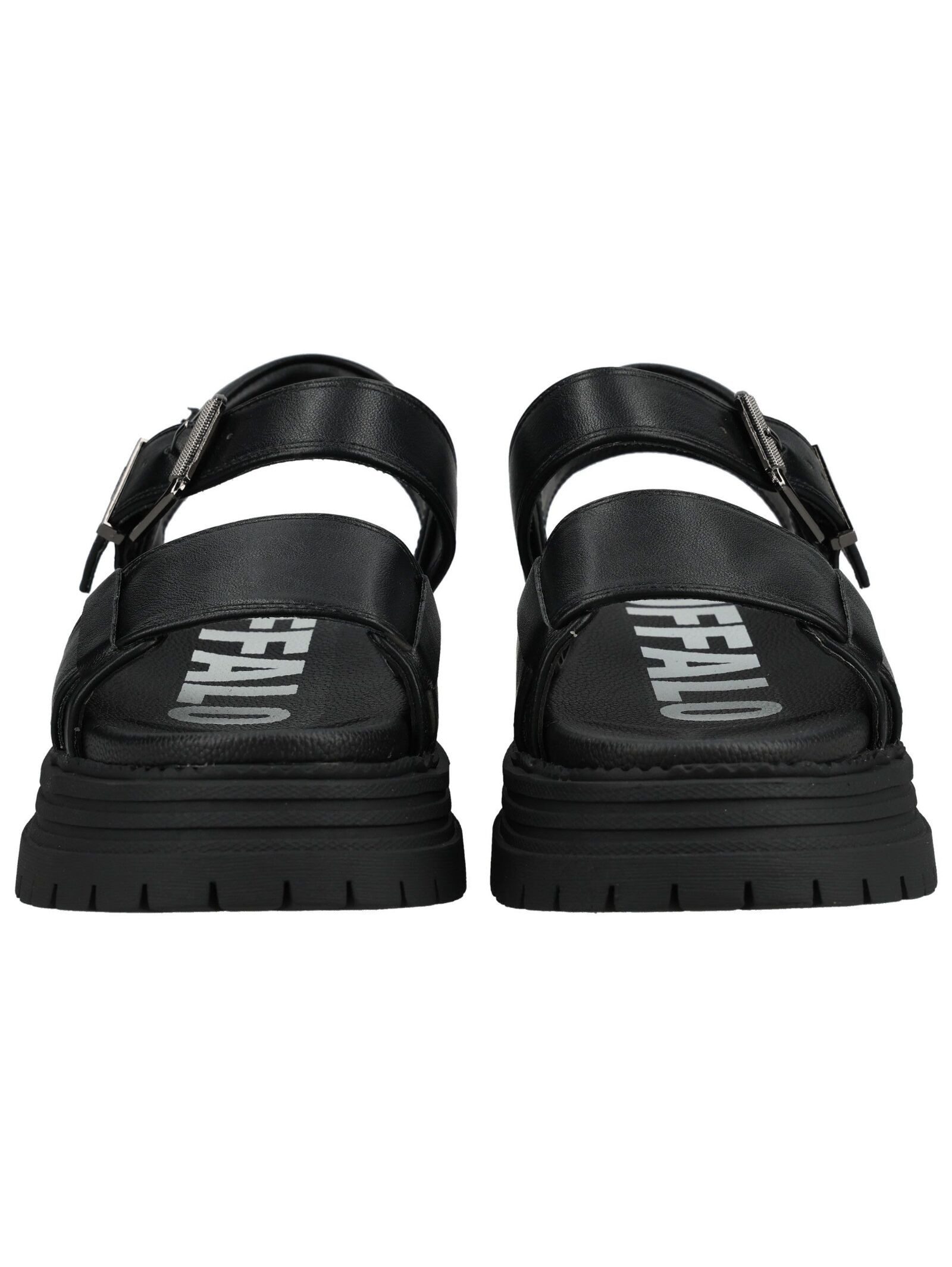 Buffalo Buffalo Sandalen Lederimitat Riemchensandale