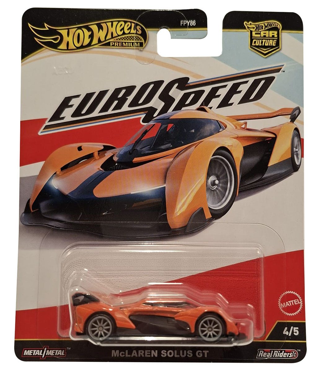 Mattel® Spielzeug-Auto Hot Wheels Premium Car Culture Spielzeugauto McLaren Solus GT