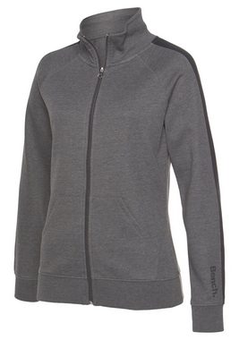 Bench. Loungewear Sweatjacke mit Seitenstreifen und Stehkragen, Loungeanzug