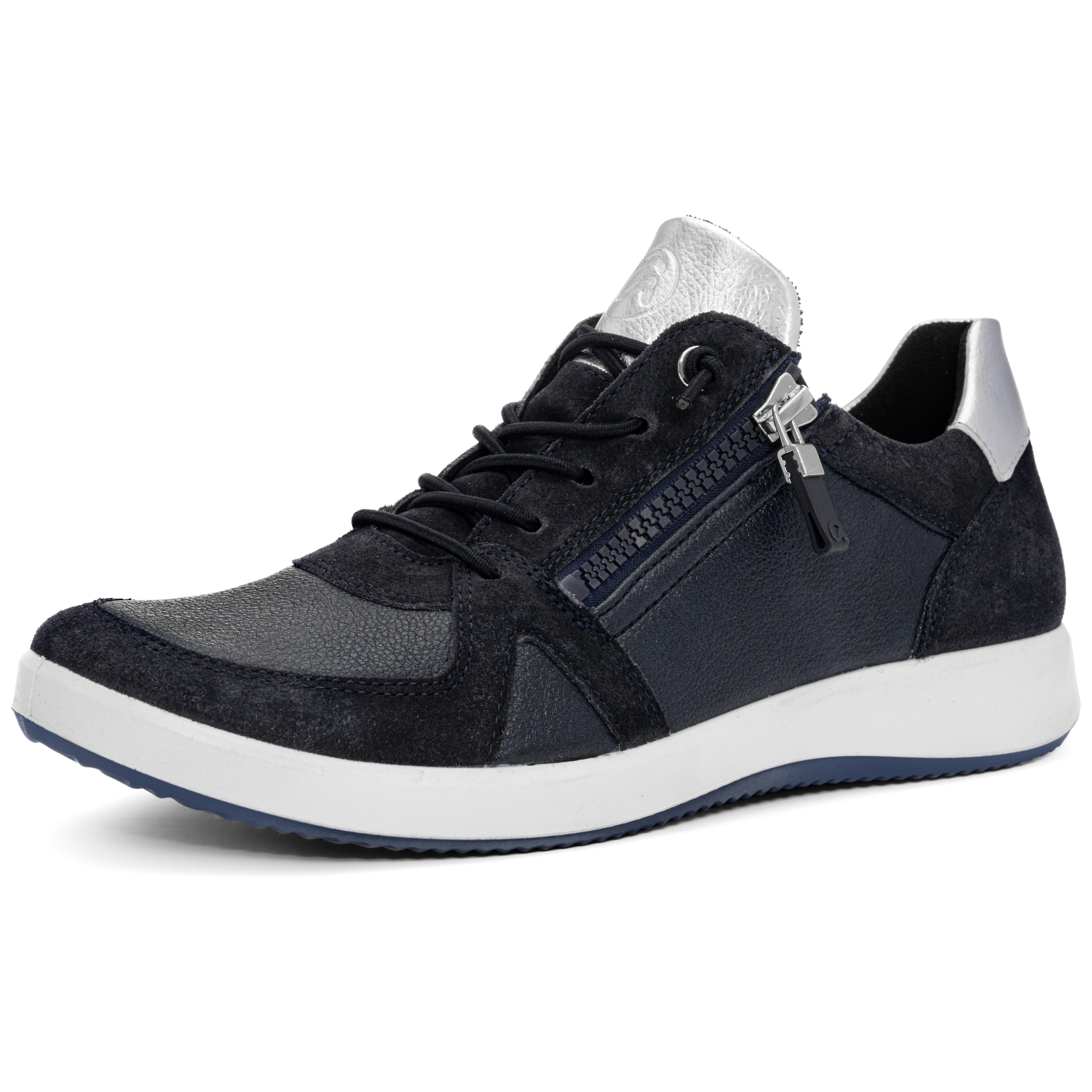 Ara ROMA Slip-On Sneaker, Freizeitschuh, Halbschuh, Schnürschuh in Komfortweite H (sehr weit)