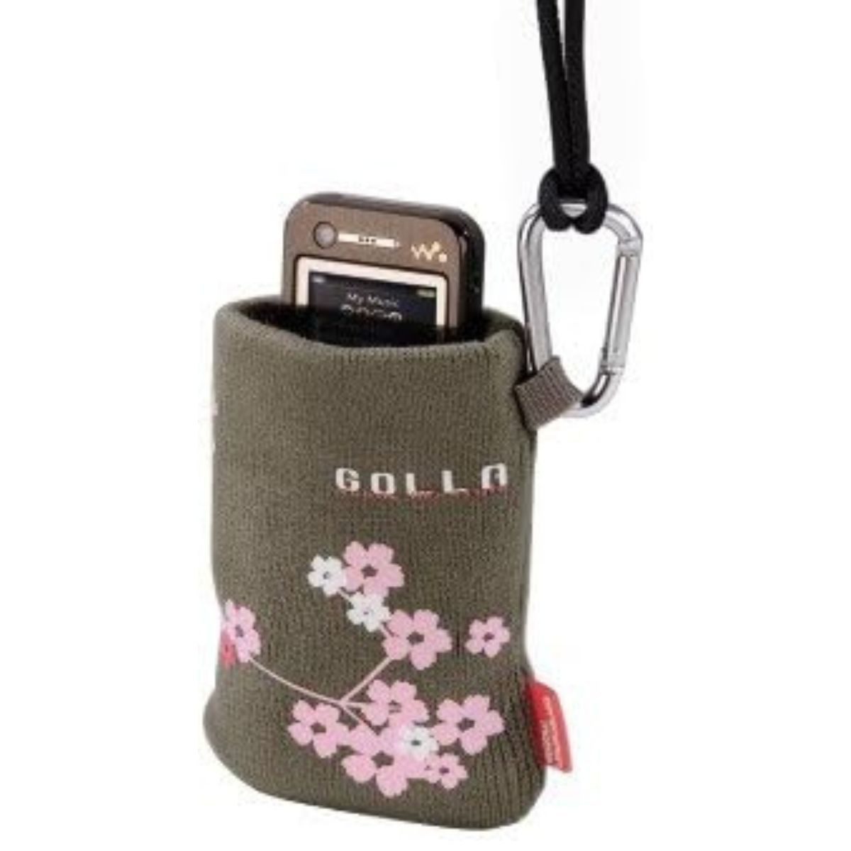 GOLLA Handyhülle Universal Tasche Pouch Etui Mobile Music Bag Braun, Schutz-Hülle Socke für klassisches Handy MP3 Audio-Player etc