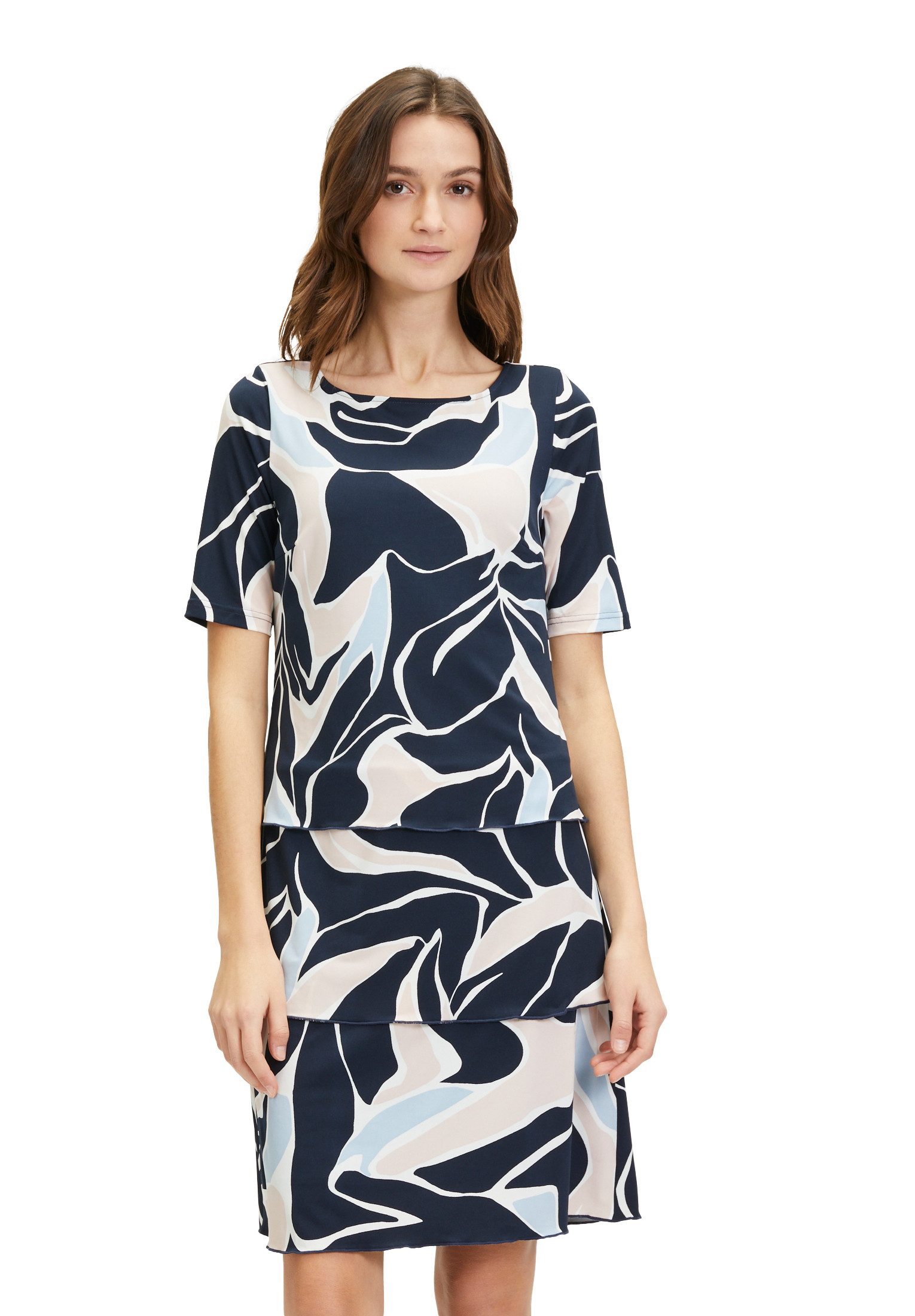 Sommerkleid Betty Barclay Stufenkleid kurzarm