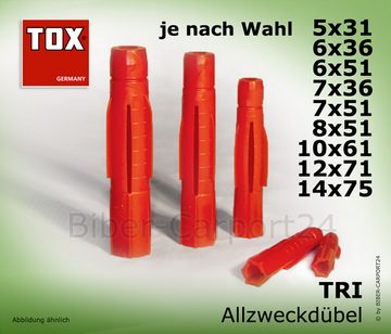 Tox Universaldübel Tox TRI Allzweckdübel, das Original