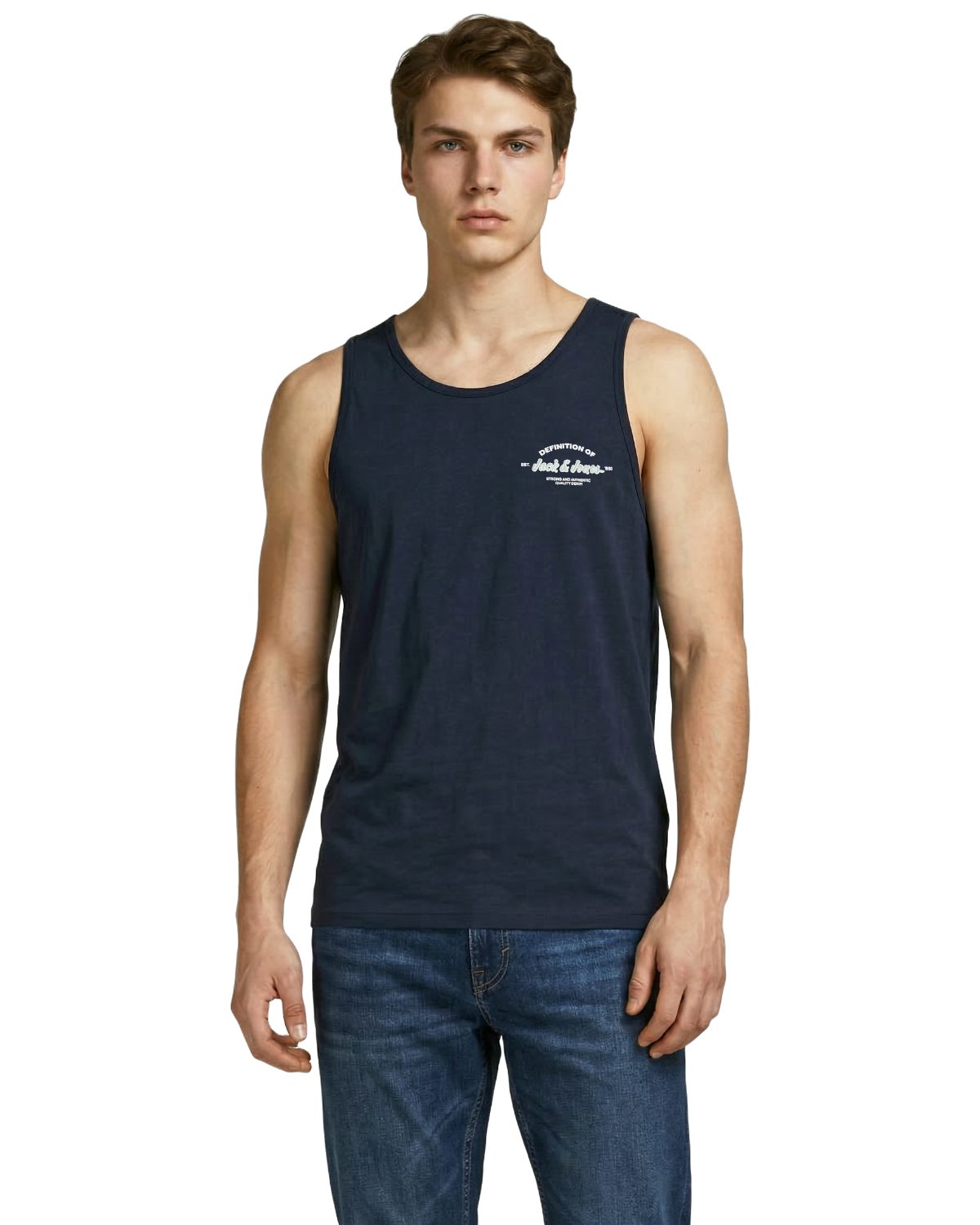 Jack & Jones Tanktop Bequemes Slimfit Shirt mit Printdruck (3er-Pack) mit P günstig online kaufen