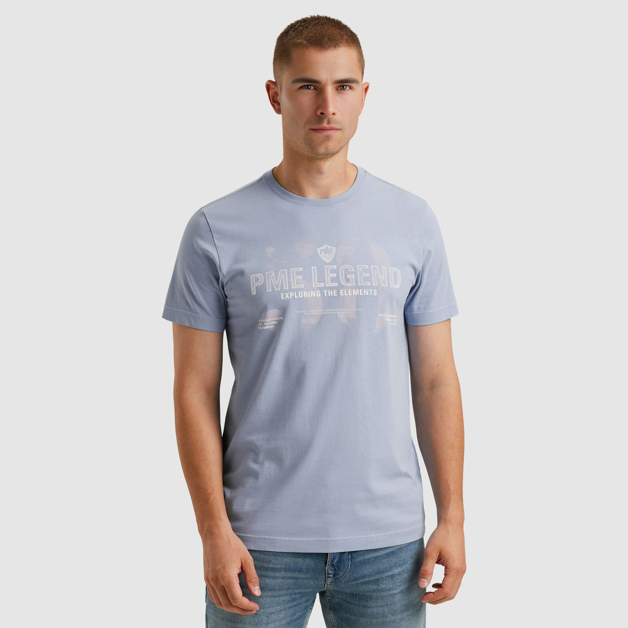 PME LEGEND T-Shirt mit Logo-Print günstig online kaufen