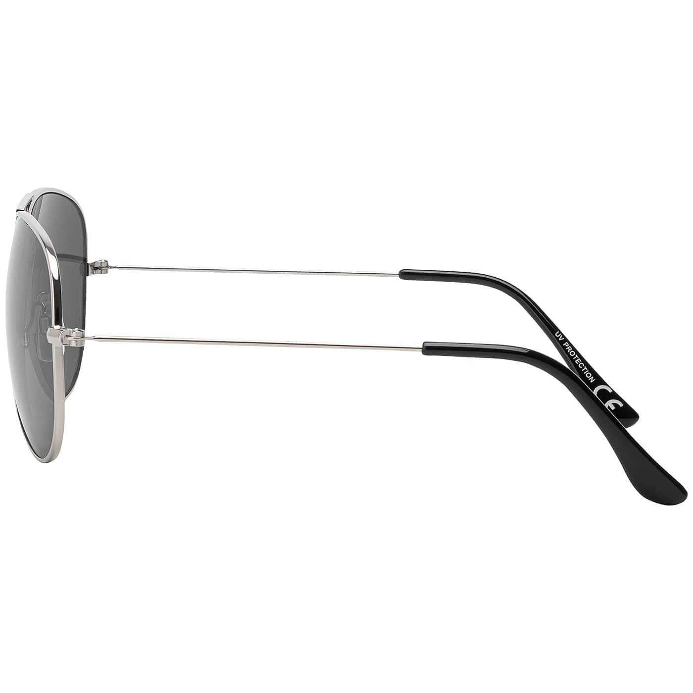 BEZLIT Eyewear Pilotenbrille Herren Piloten Sonnenbrille mit Metallrahmen (1-St) mit schwarzen Linsen
