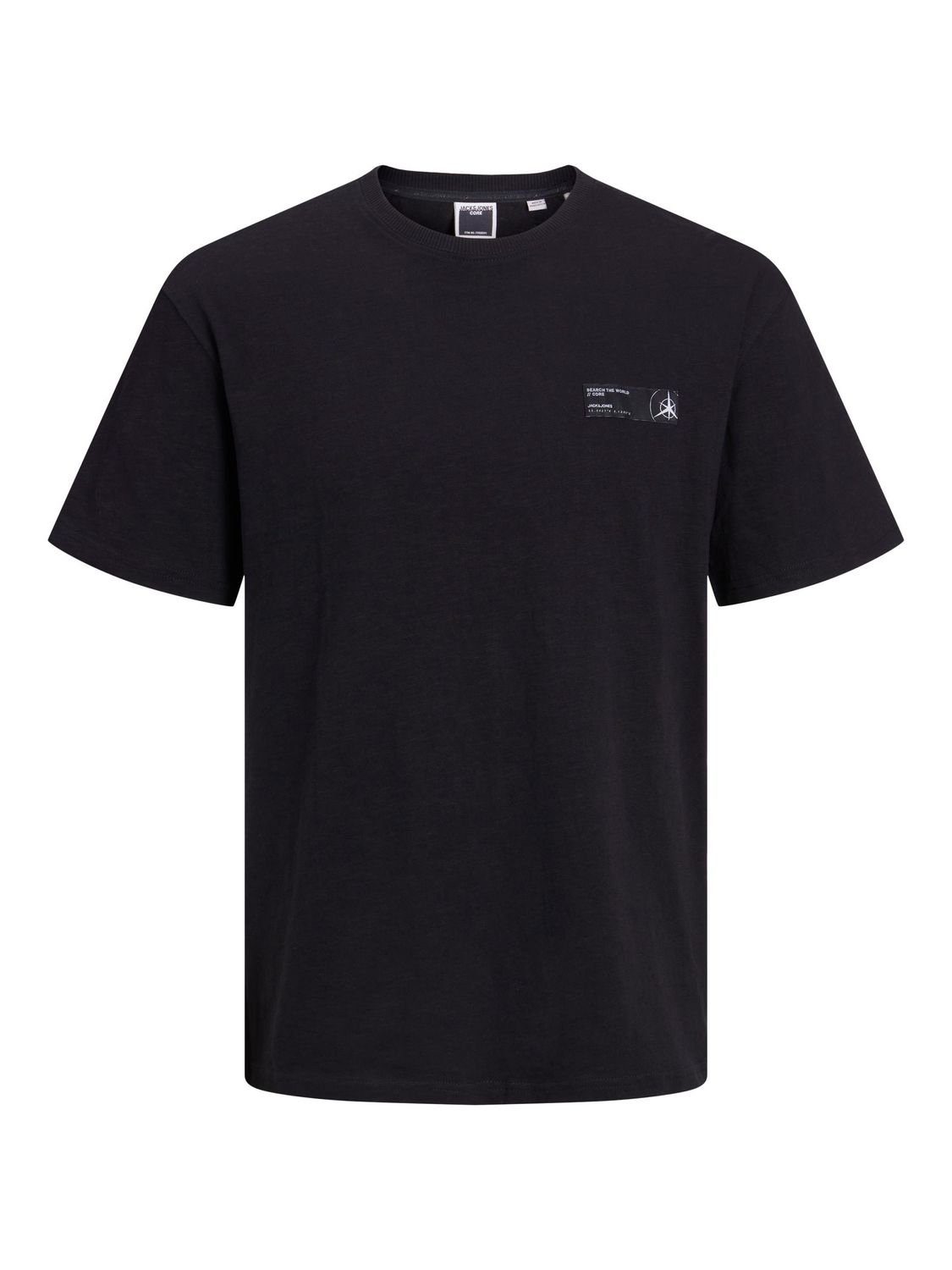 Jack & Jones T-Shirt JCONAVIGATOR (1-tlg) aus Baumwolle Black 12229635