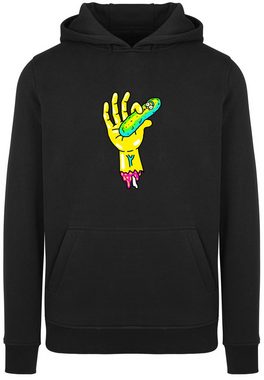 F4NT4STIC Sweatshirt Rick and Morty Pickle Hand Print