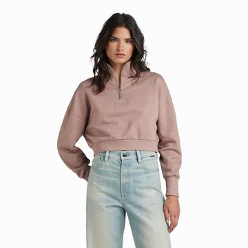 G-Star RAW Sweatshirt Cropped 1/2 Zip Loose SW WMN (1-tlg)