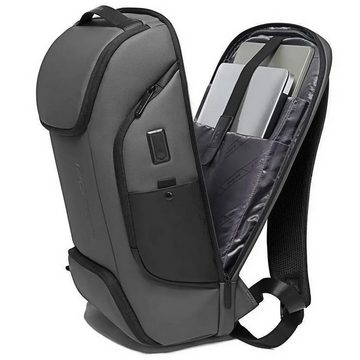 BANGE Laptoprucksack AIR Rucksack für Damen und Herren 15,6 gepolsterstes Laptopfach, Wasserabweisend Stichfest USB Verbindung
