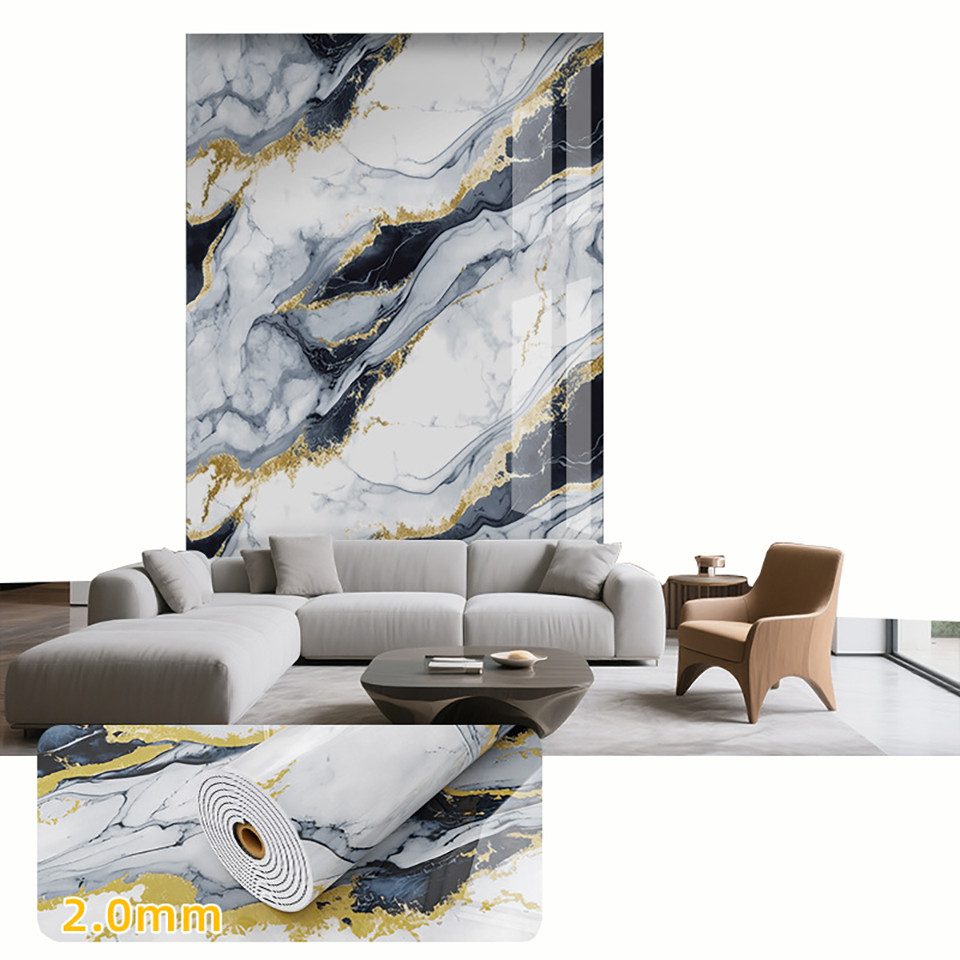 Coonoor Наклейки для плитки Küchenrückwand selbstklebend, Spritzschutz Küche klebefliesen 40X300cm (1 St), Плитка-Folie für Bad & Küche, entfernbare Klebe-Folie