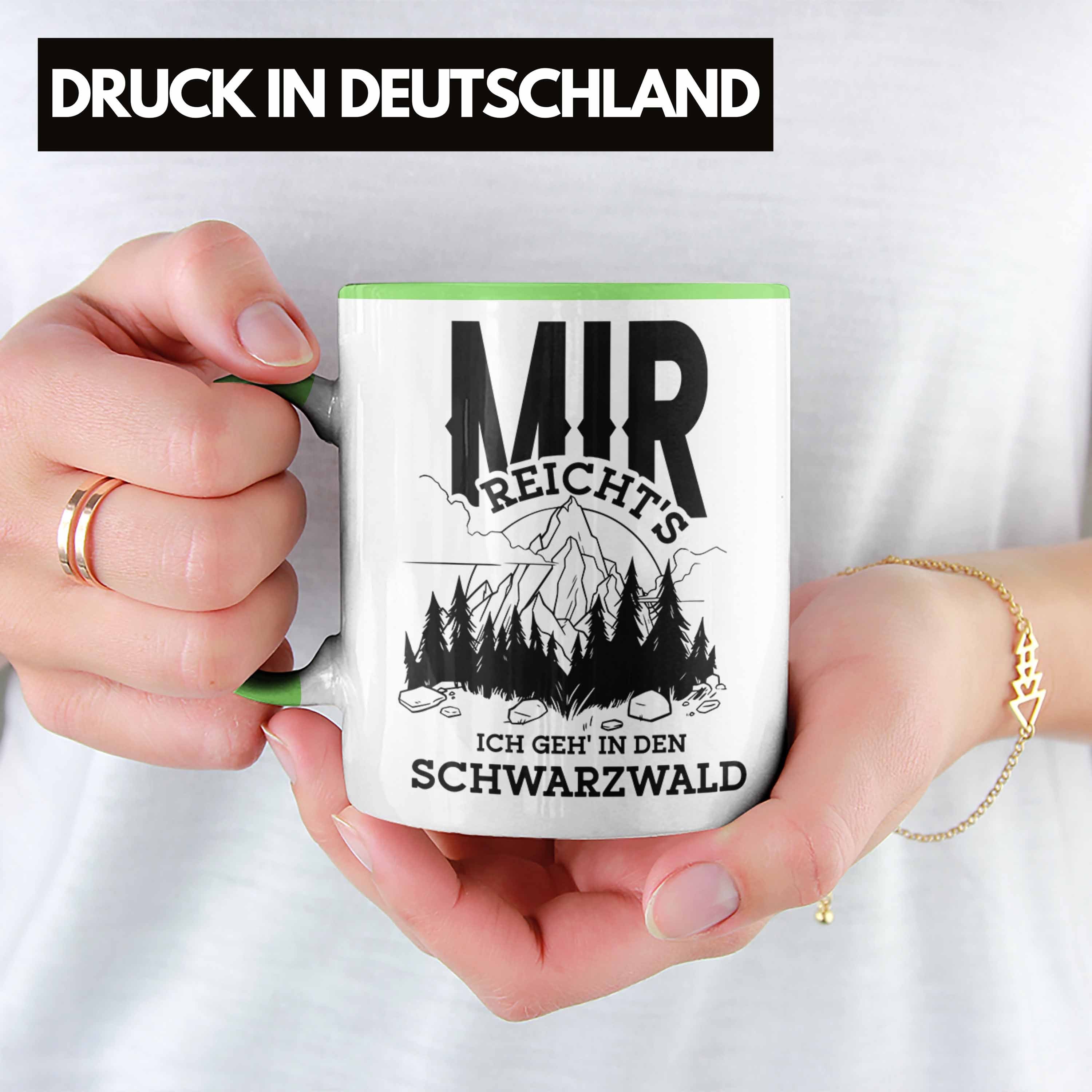 Trendation Tasse Schwarzwald Wanderer Tasse mit lustigem Spruch - Geschenk für Naturfre
