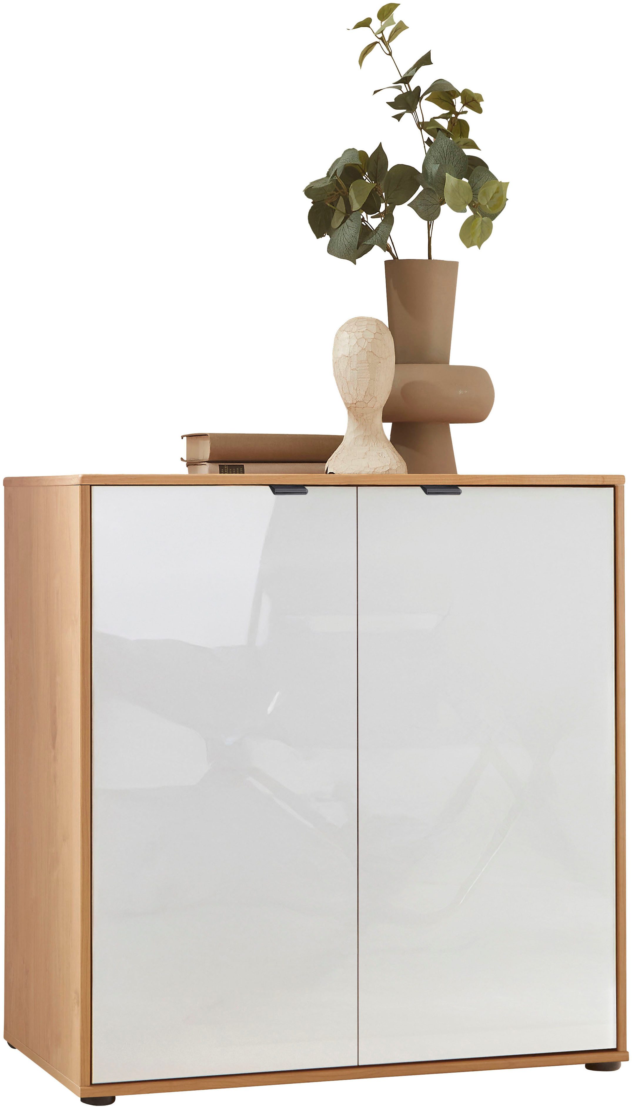 WIEMANN Kommode Cardiff Sideboard, Wäscheschrank, teilmassiv Erle, 80 cm (Kommode 80x86x43 cm, braun, mit Dämpfung, MADE IN GERMANY), verschiedenen Ausführungen, inklusive Einlegeboden