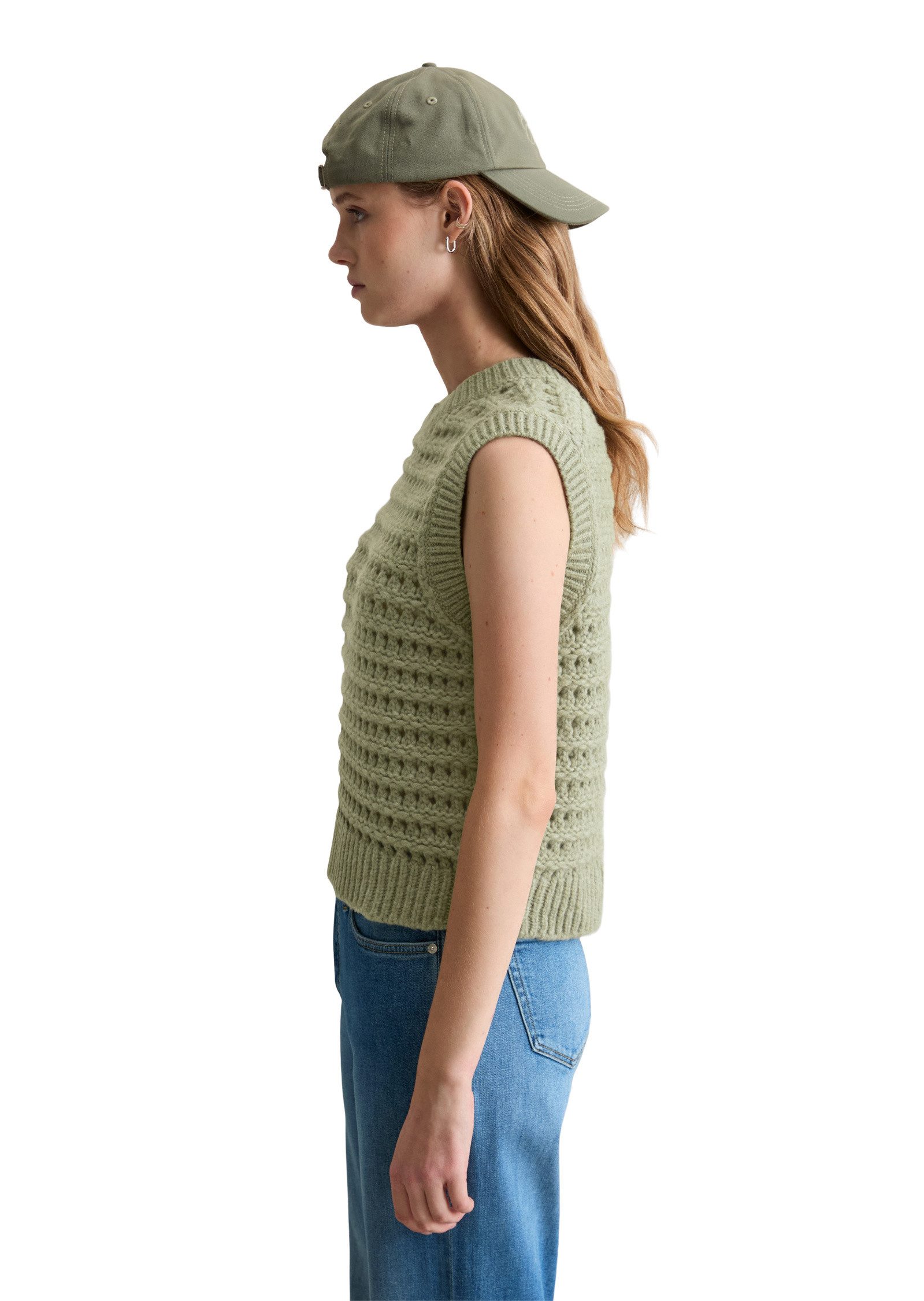 Marc O'Polo DENIM Strickpullover aus softem Schurwolle-Mix