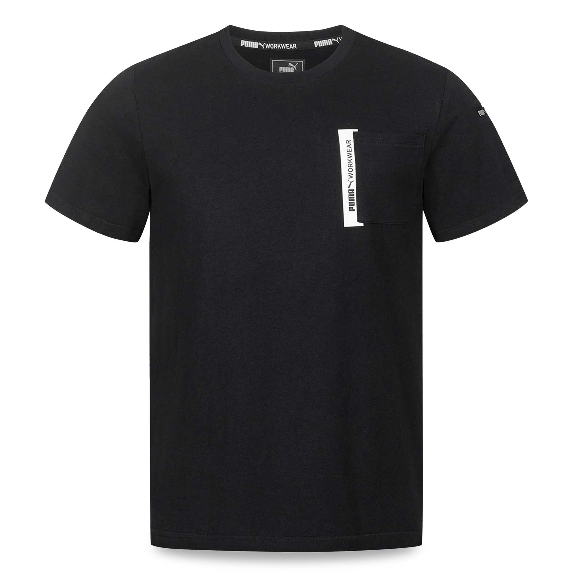 PUMA Workwear T-Shirt ADVANCED Arbeitsshirt - Herren Shirt mit Brusttasche - Utility Fach Strapazierfähiges und atmungsaktives Gewebe, für Handwerk und Logistik