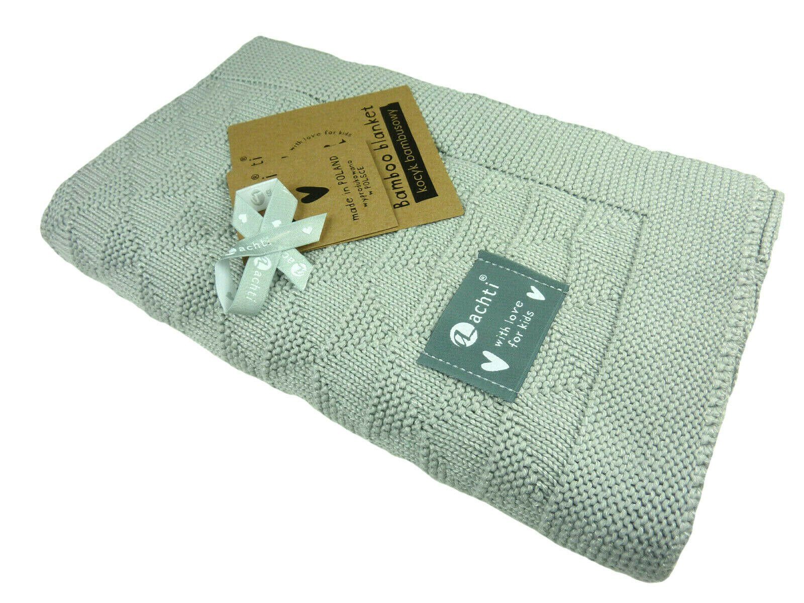 Babydecke gestrickte Babydecke / Baby Decke KC-008, Taschen4life, Kuscheldecke für drinnen & draußen, Baby Strickdecke - weich & zart