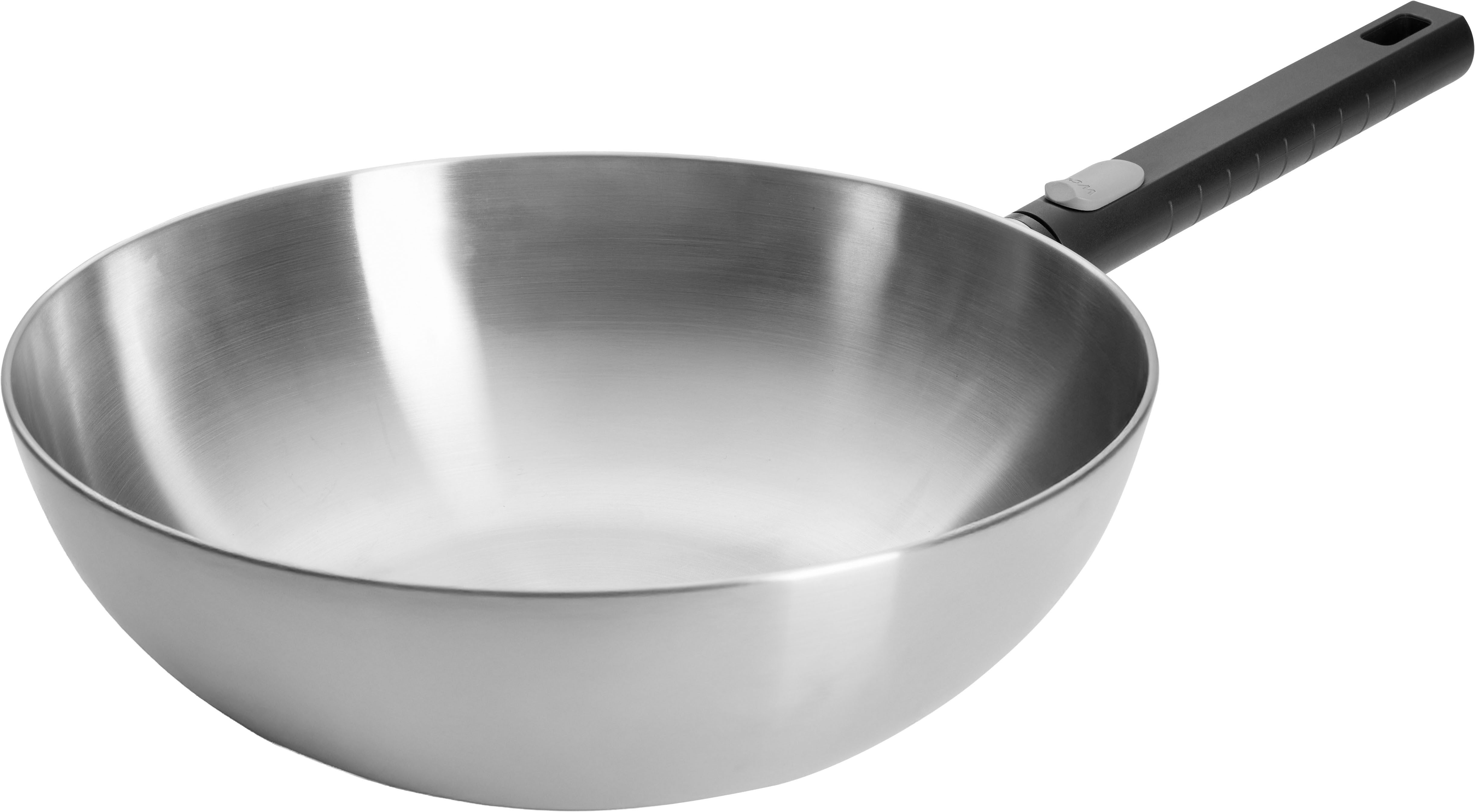 WOLL Wok Logic Steel, Edelstahl 18/10 (1-tlg), 5-Schicht-Aufbau