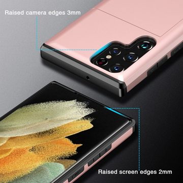 König Design Handyhülle Samsung Galaxy S22 Ultra 5G, Schutzhülle Case Cover Backcover Etuis Bumper