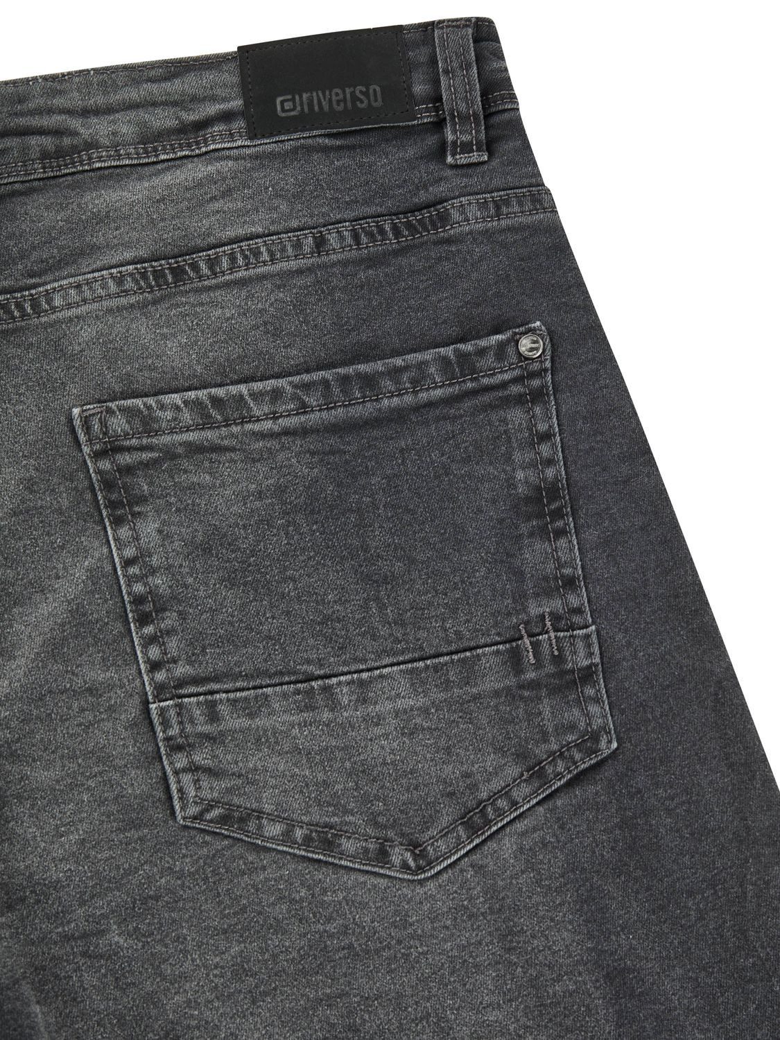 riverso Straight-Jeans Herren Jeanshose RIVChris Regular Fit Denim Hose mit Stretch – Bild 4 von 4