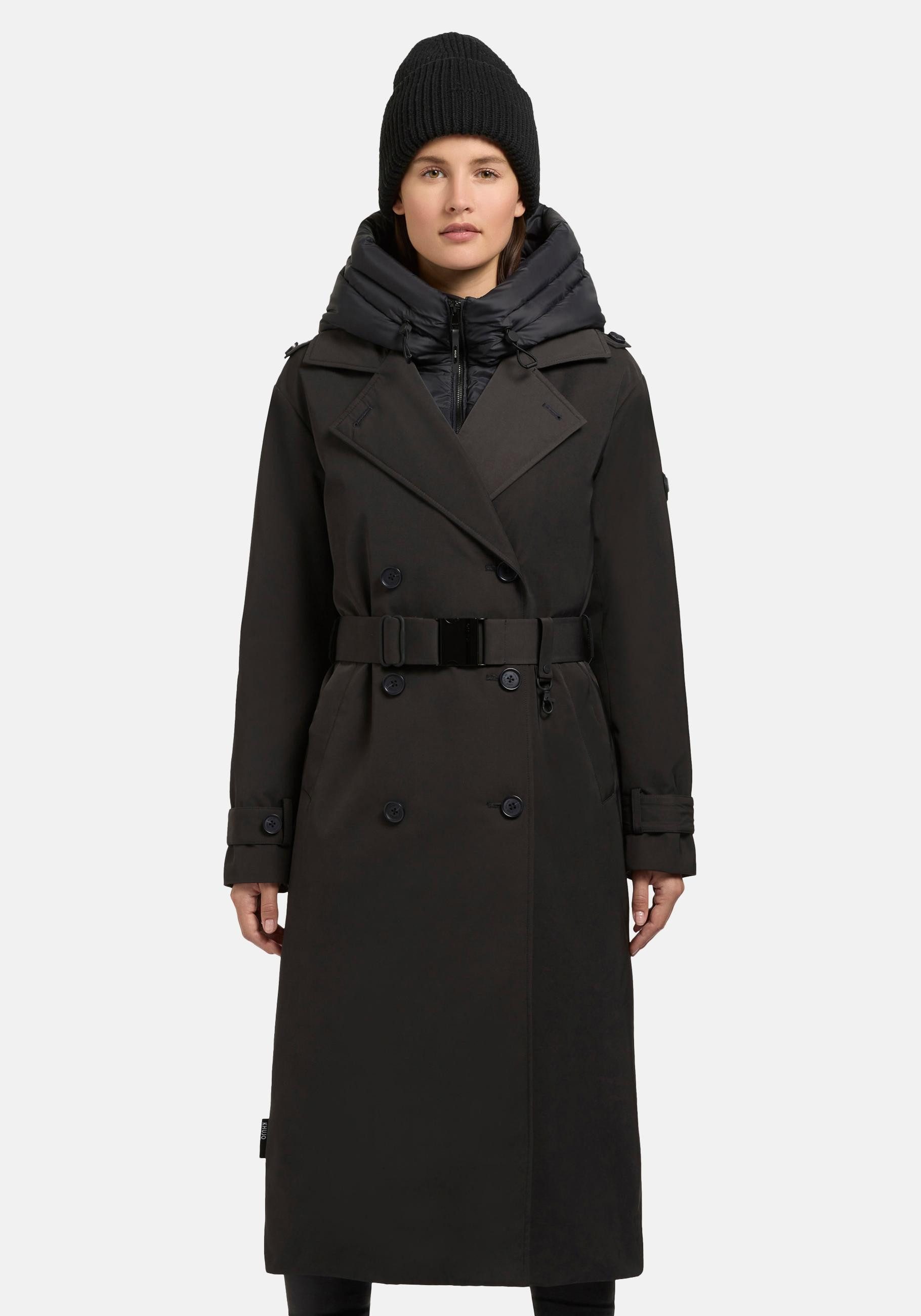 khujo Trenchcoat Elena-YM Warmer Wintermantel mit günstig online kaufen
