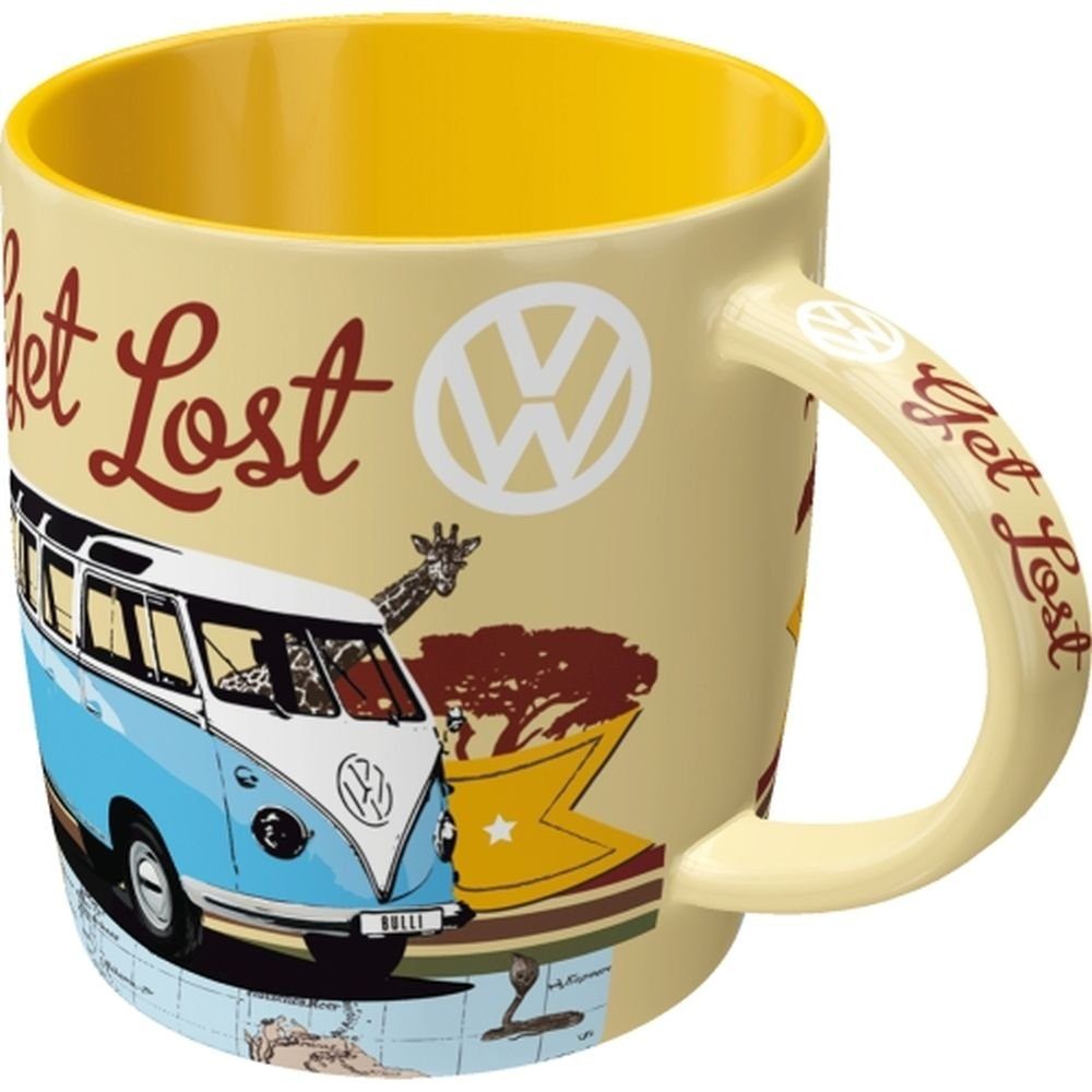 Nostalgic-Art Tasse Kaffeetasse - Volkswagen - VW Bulli Let's Get Lost